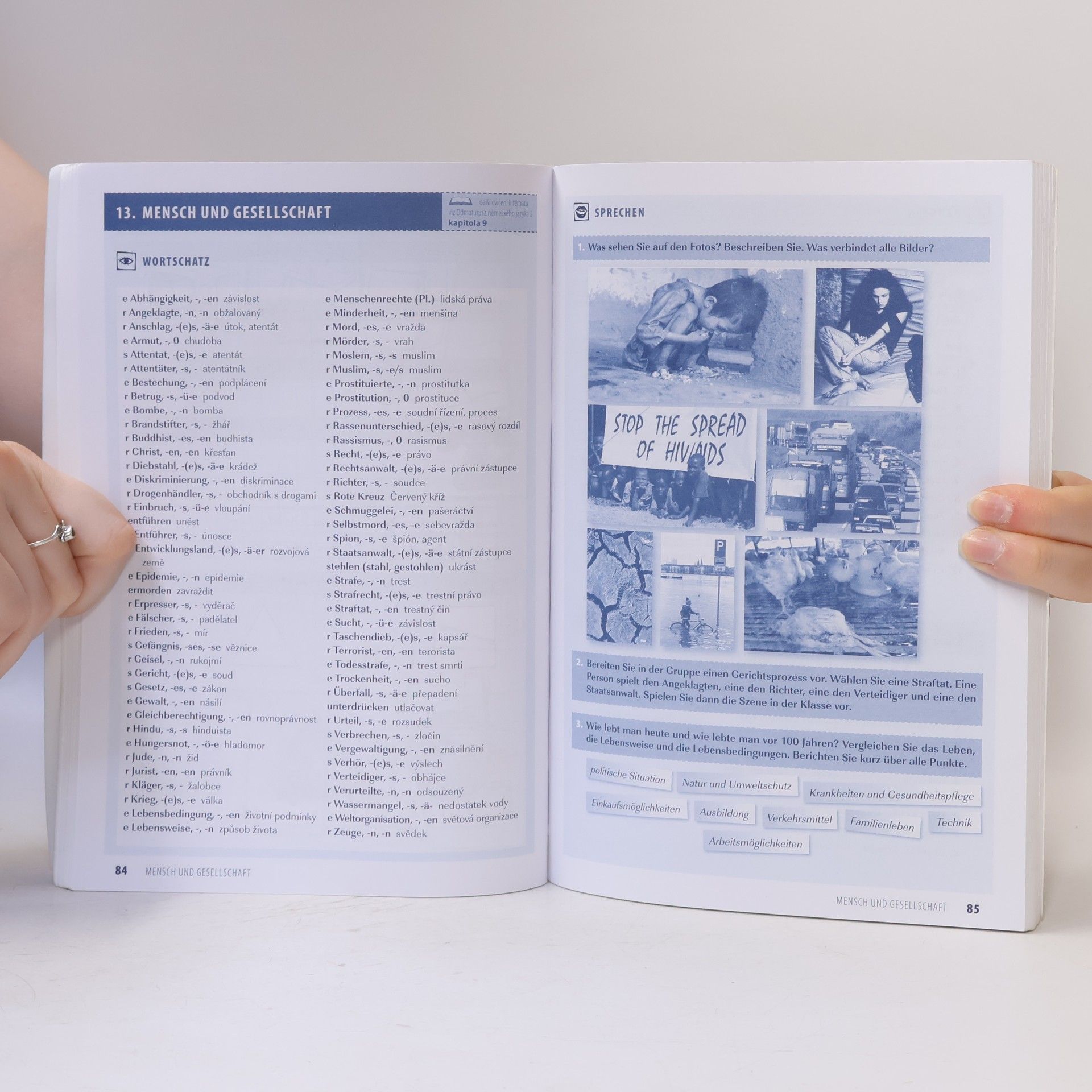 Šárka Mejzlíková Cvičebnice německé slovní zásoby. Übungsbuch des deutschen Wortschatzes.25 tematických okruhů nejen k maturitě