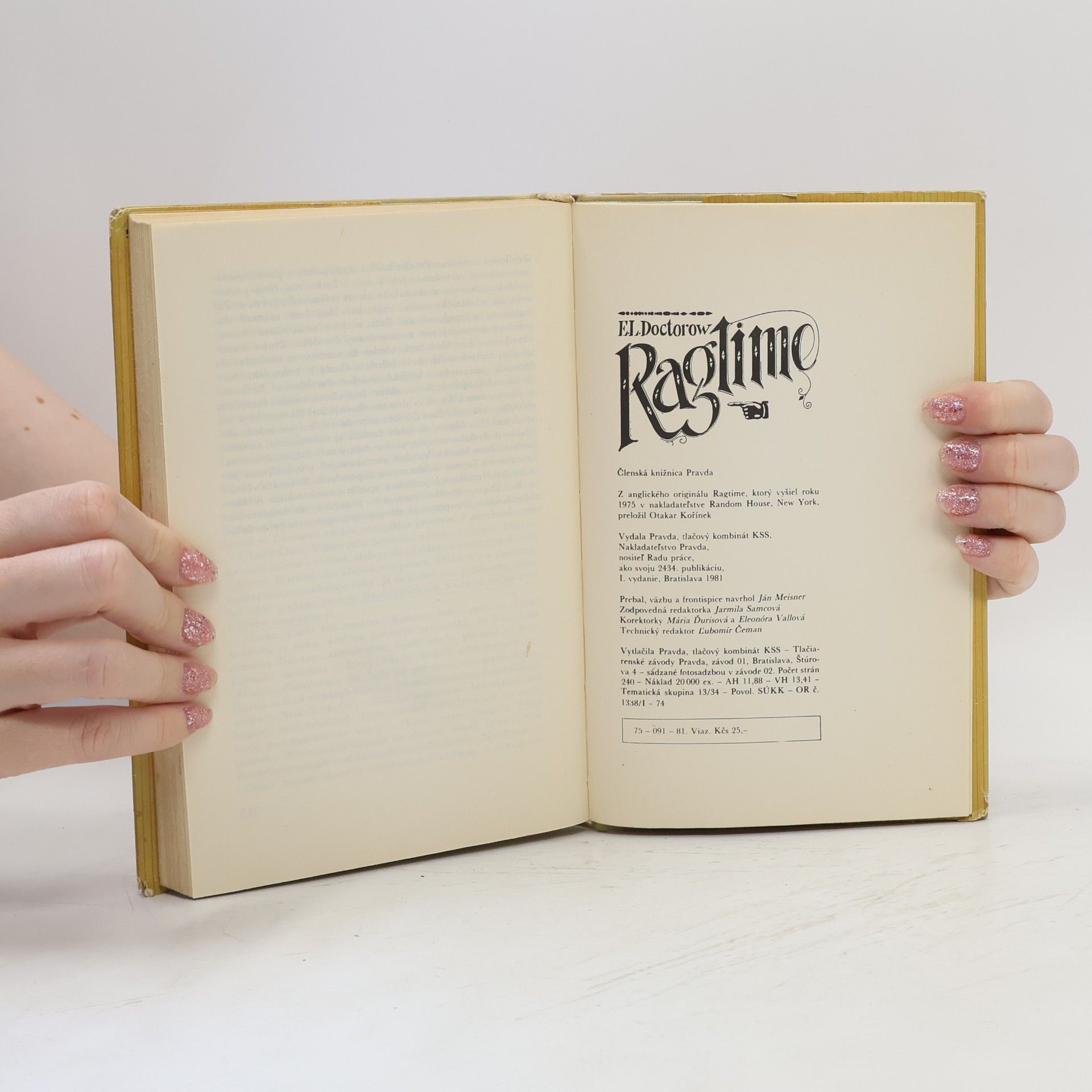 E. L. Doctorow Ragtime