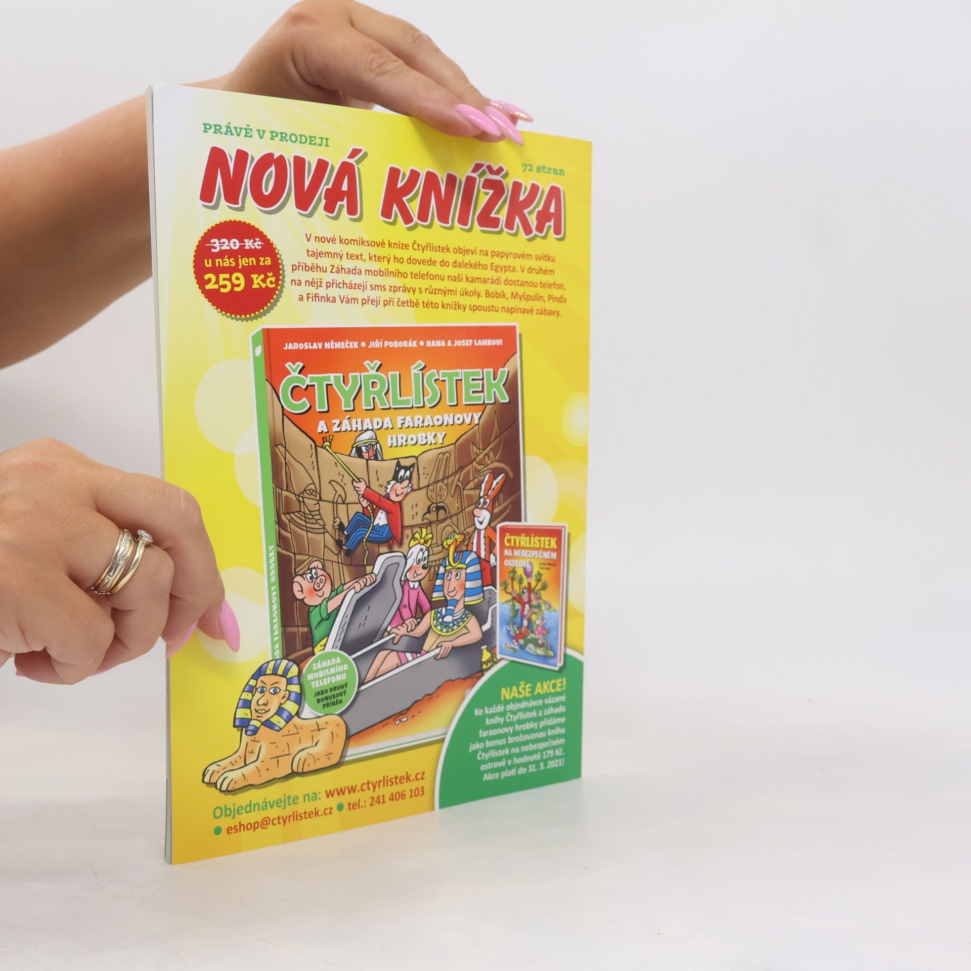 Kolektiv autorů Čtyřlístek dvojčíslo 703/704 - Královská čelenka