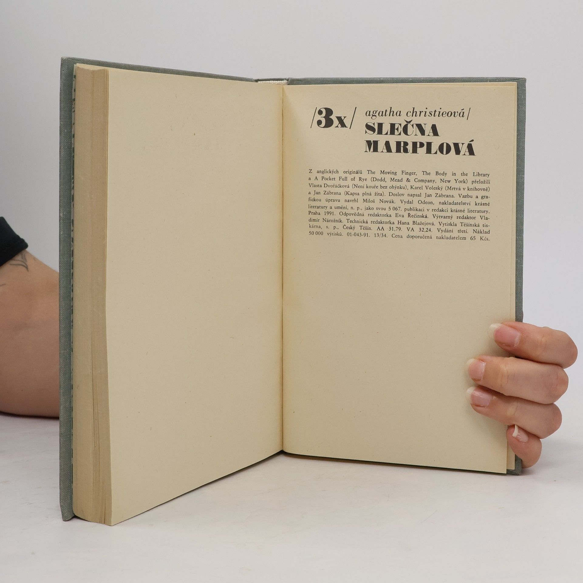 Agatha Christie Třikrát slečna Marplová