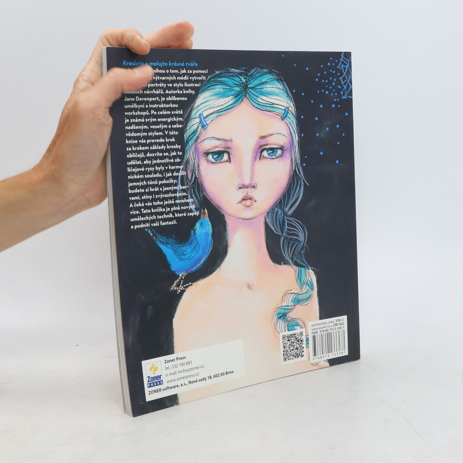 Jane Davenport Kreslete a malujte krásné tváře. Mixed media workshop - portréty