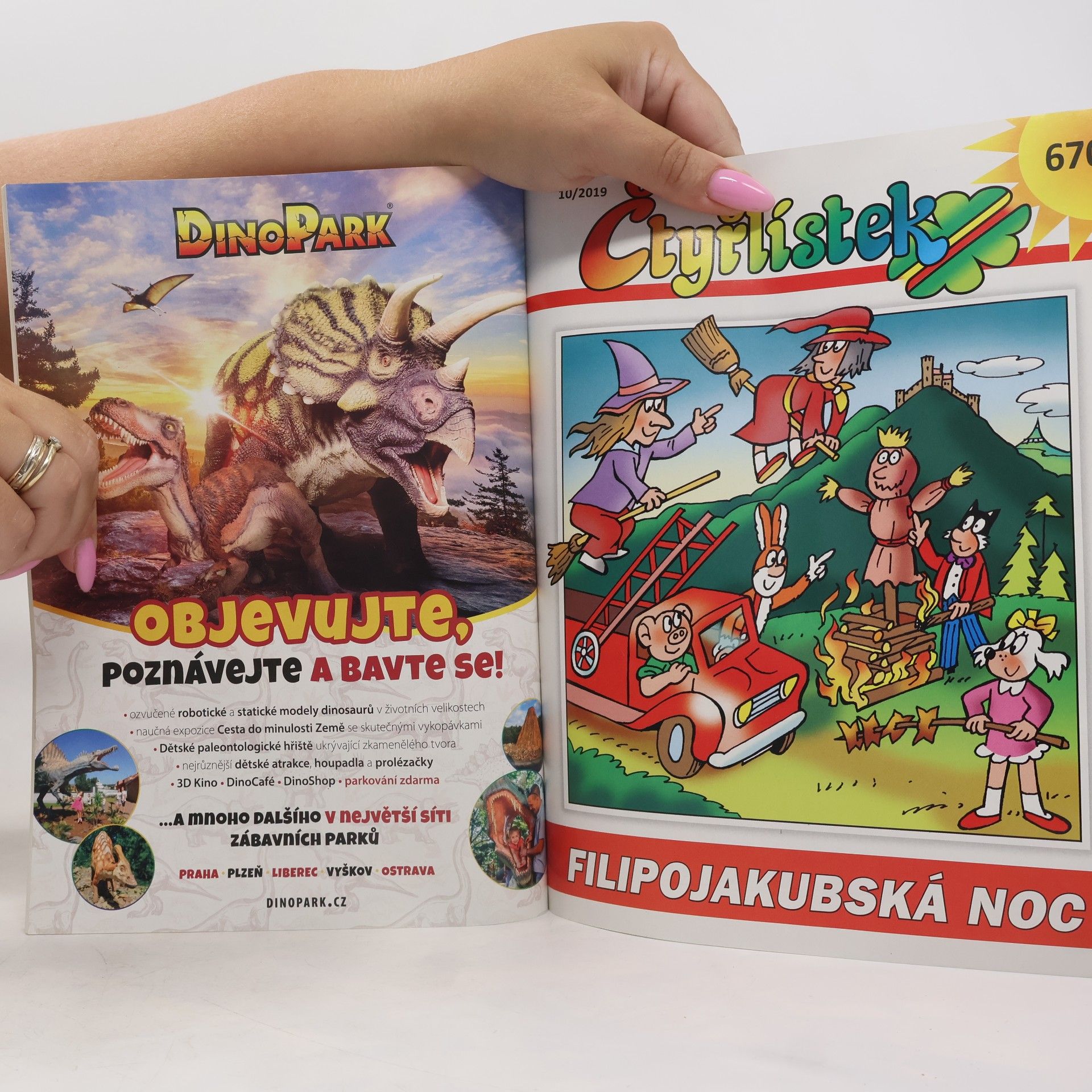 Jaroslav Němeček Čtyřlístek dvojčíslo 9-10/2019. Čertovské tetování