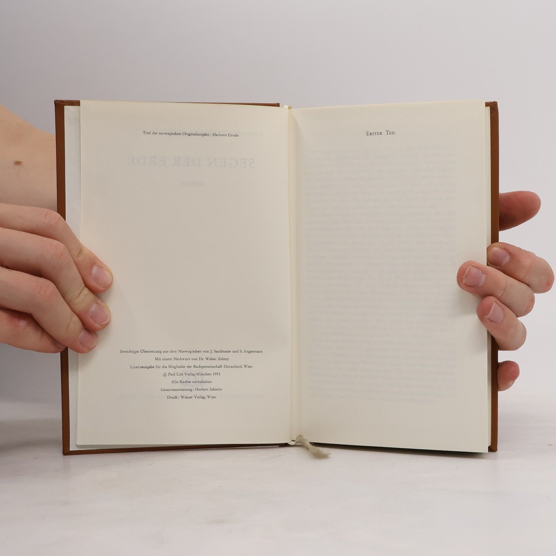 Knut Hamsun Segen der Erde