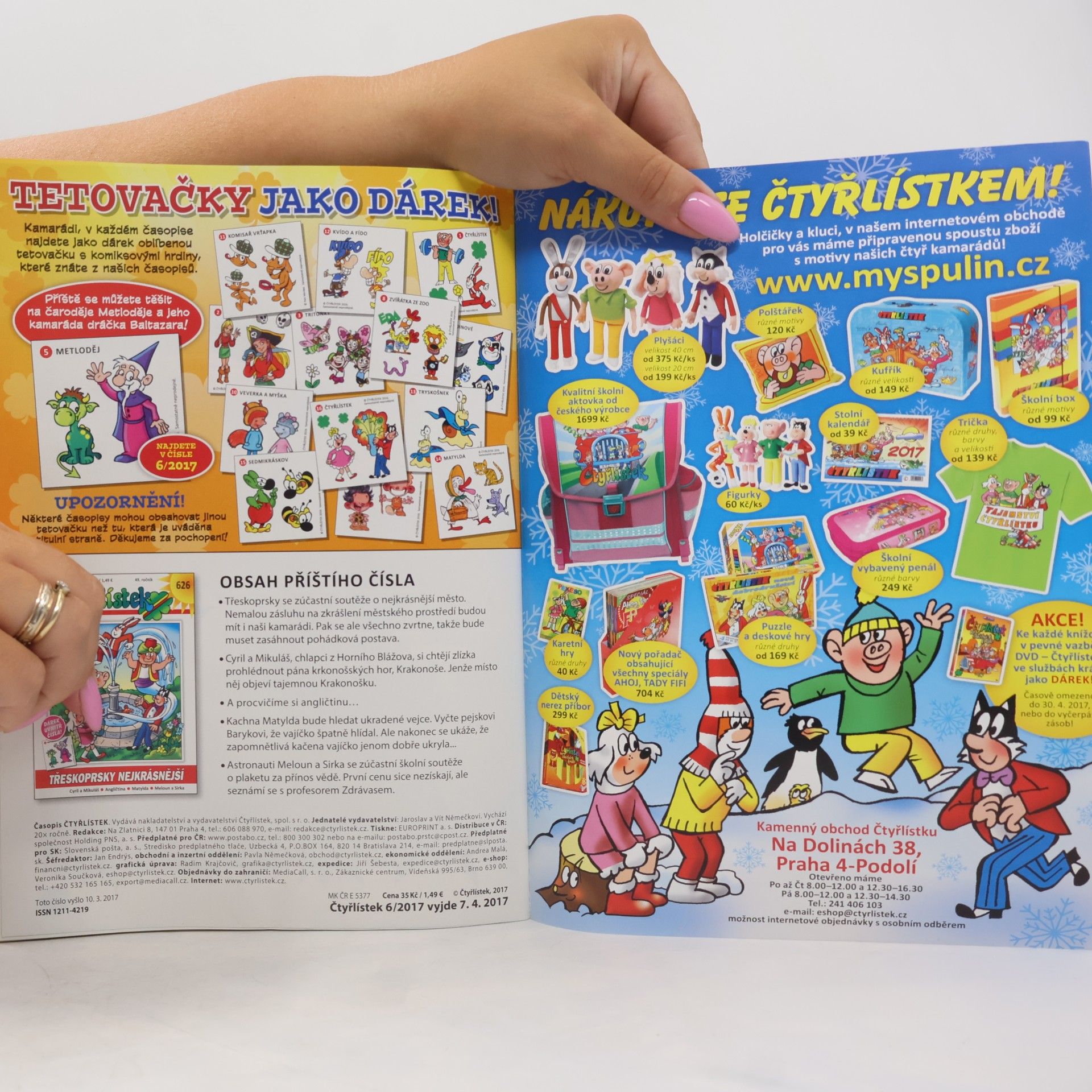 Autorenkollektiv Čtyřlístek dvojčíslo 624-625, 4-5/2017