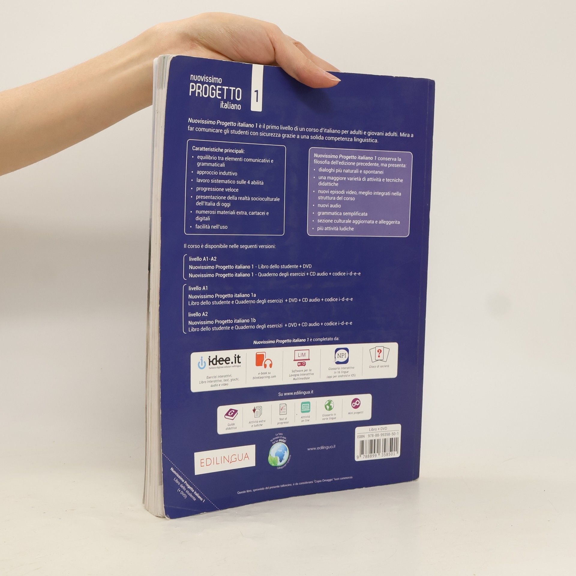 Telis Marin Nuovissimo progetto italiano: corso di lingua e civiltà italiana : A1-A2 : libro dello studente. 1