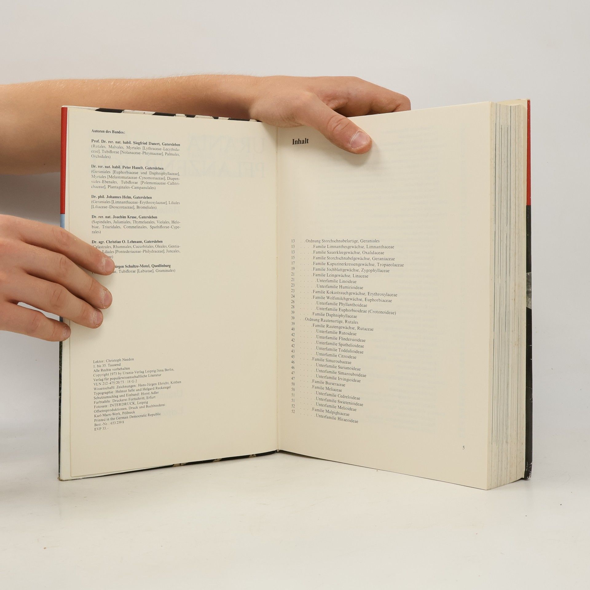 Autorenkollektiv Urania Pflanzenreich. Höhere Pflanzen 2