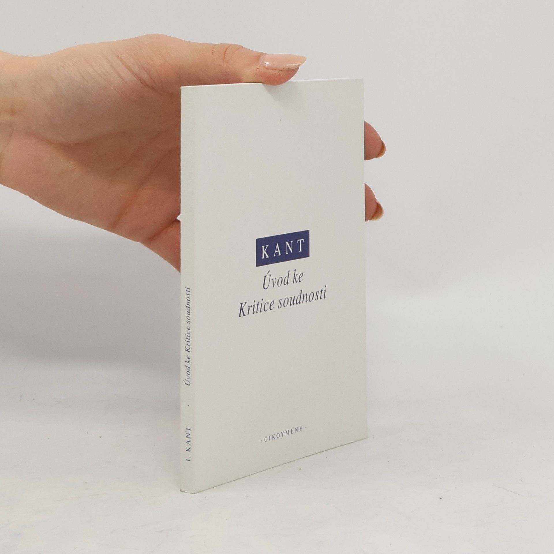 Immanuel Kant Úvod ke kritice soudnosti