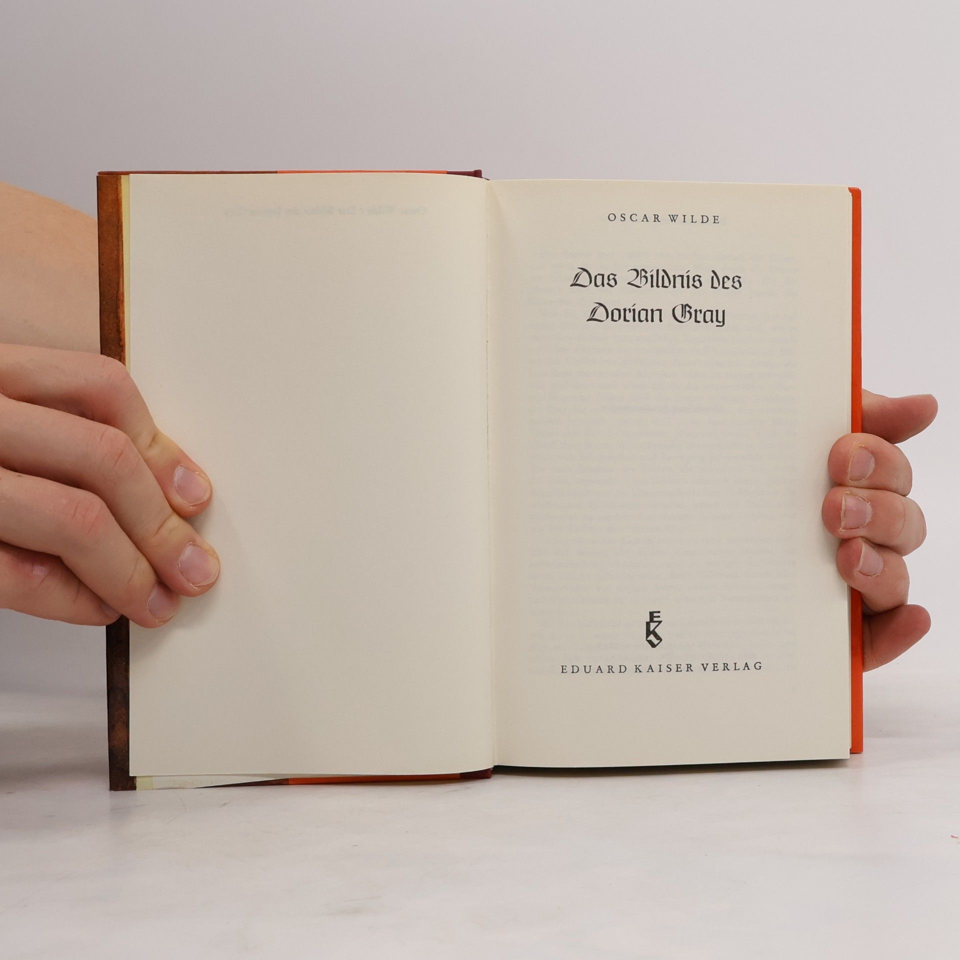 Oscar Wilde Das Bildnis des Dorian Gray