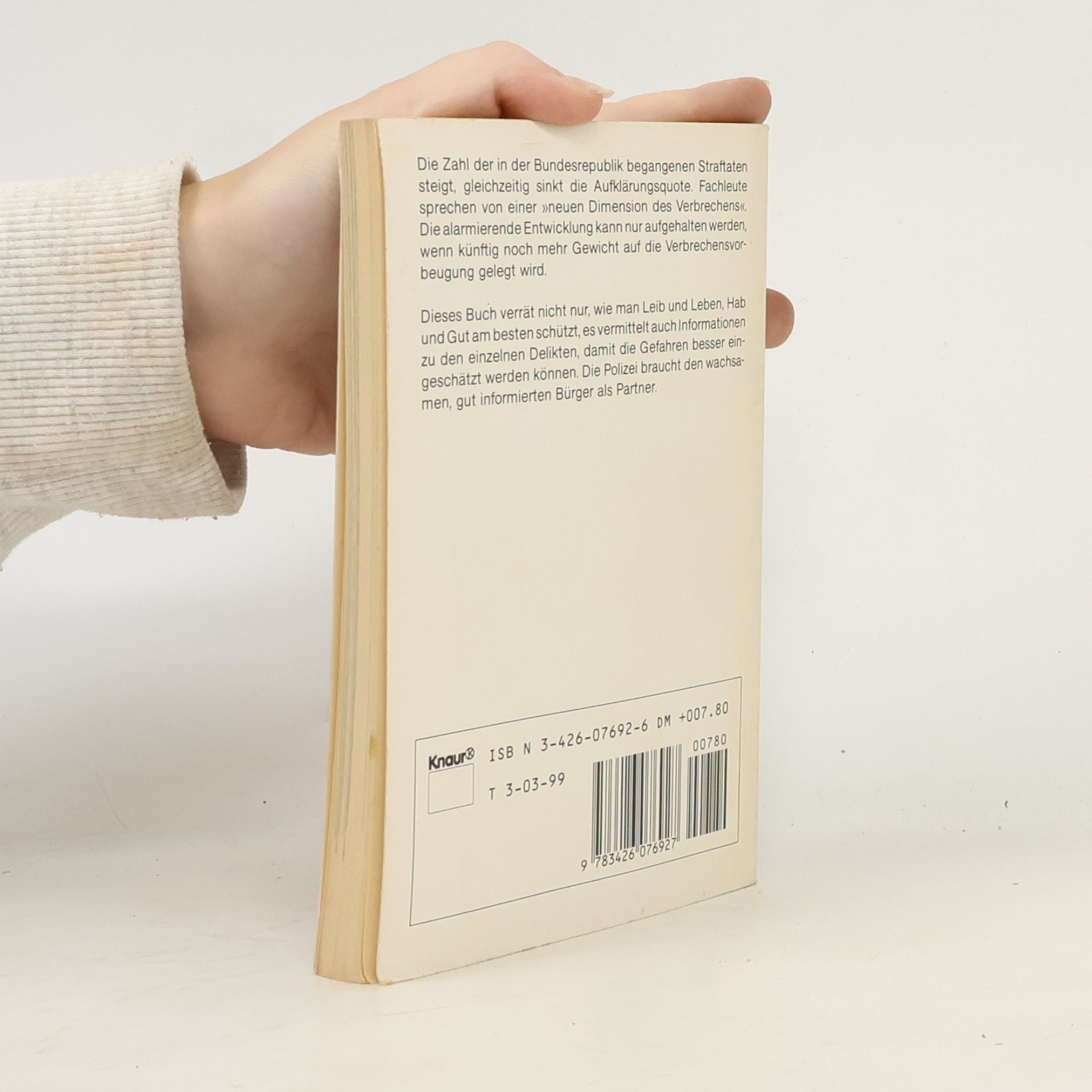 Lars Strömsdörfer Knaur Taschenbücher: Die Kriminalpolizei rät