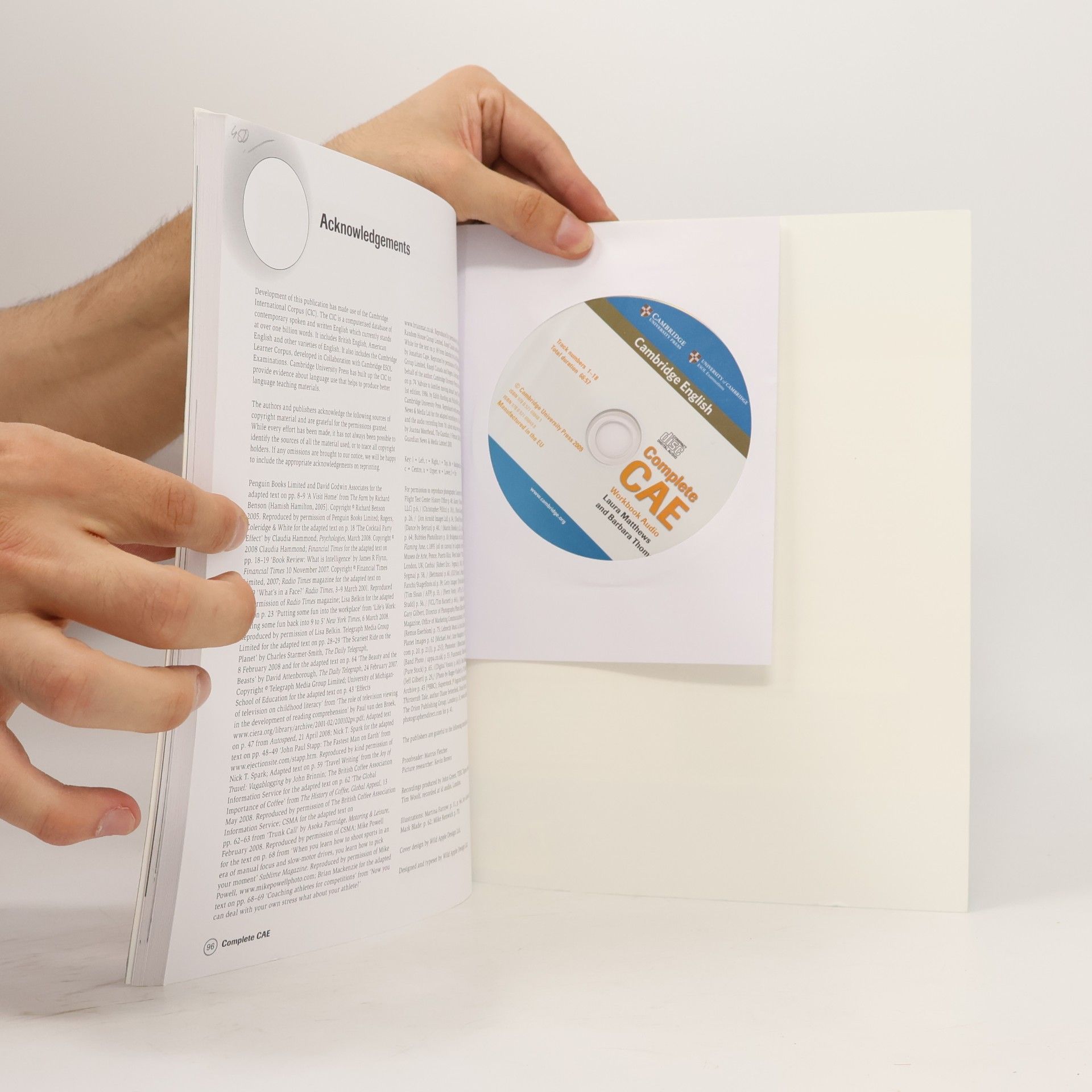 Laura Matthews Complete CAE: Workbook with answers