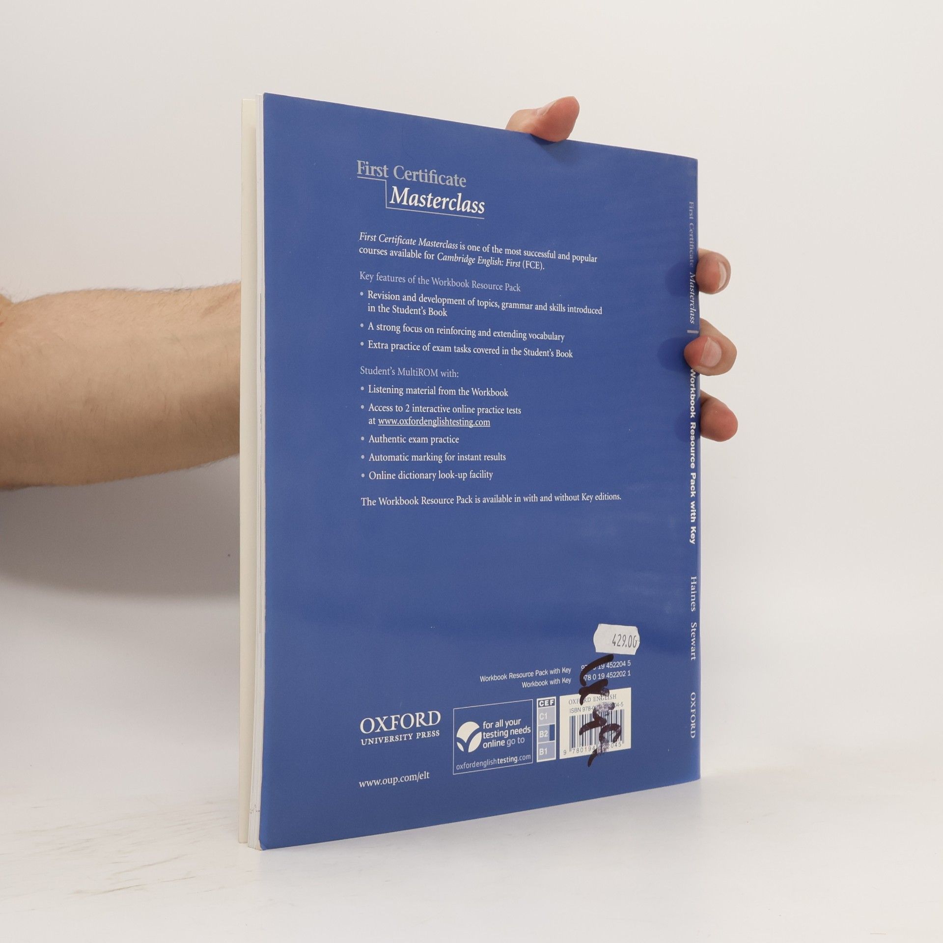 Simon Haines First certificate masterclass : workbook resource pack with key
