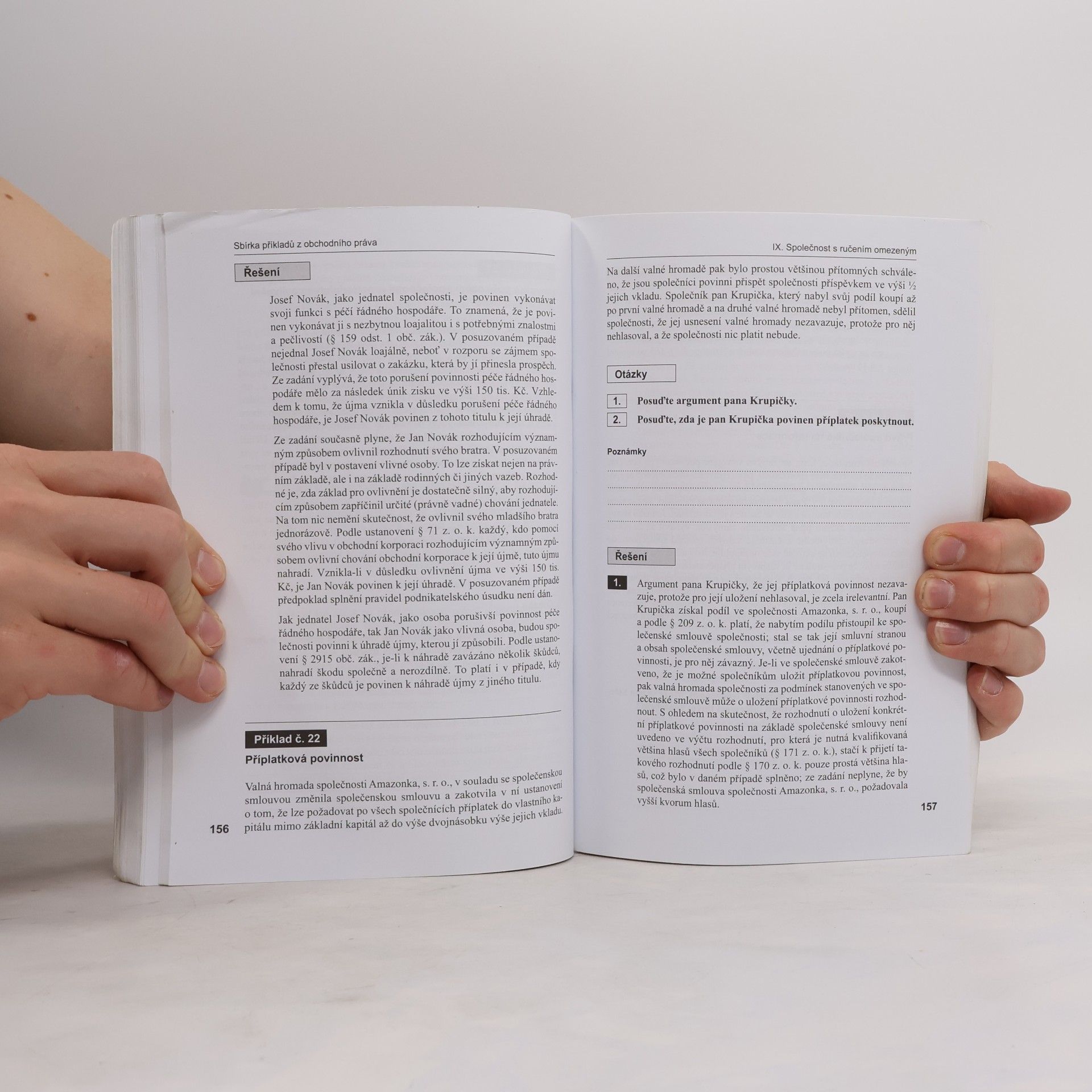 Autorenkollektiv Sbírka příkladů z obchodního práva