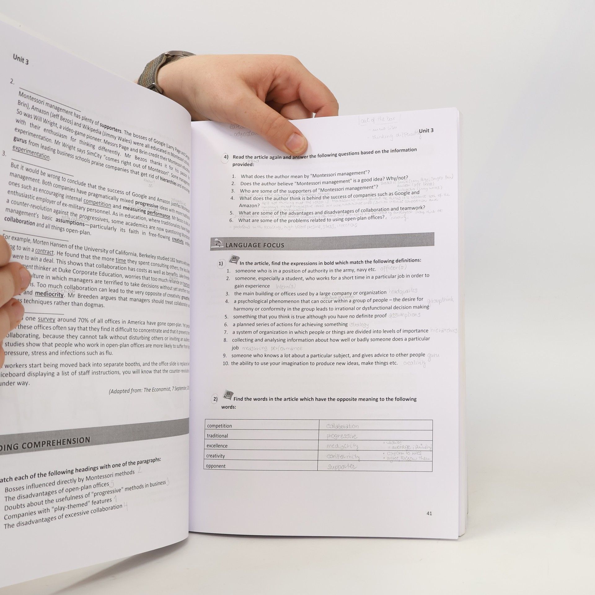 Autorenkollektiv English for business and economics 1