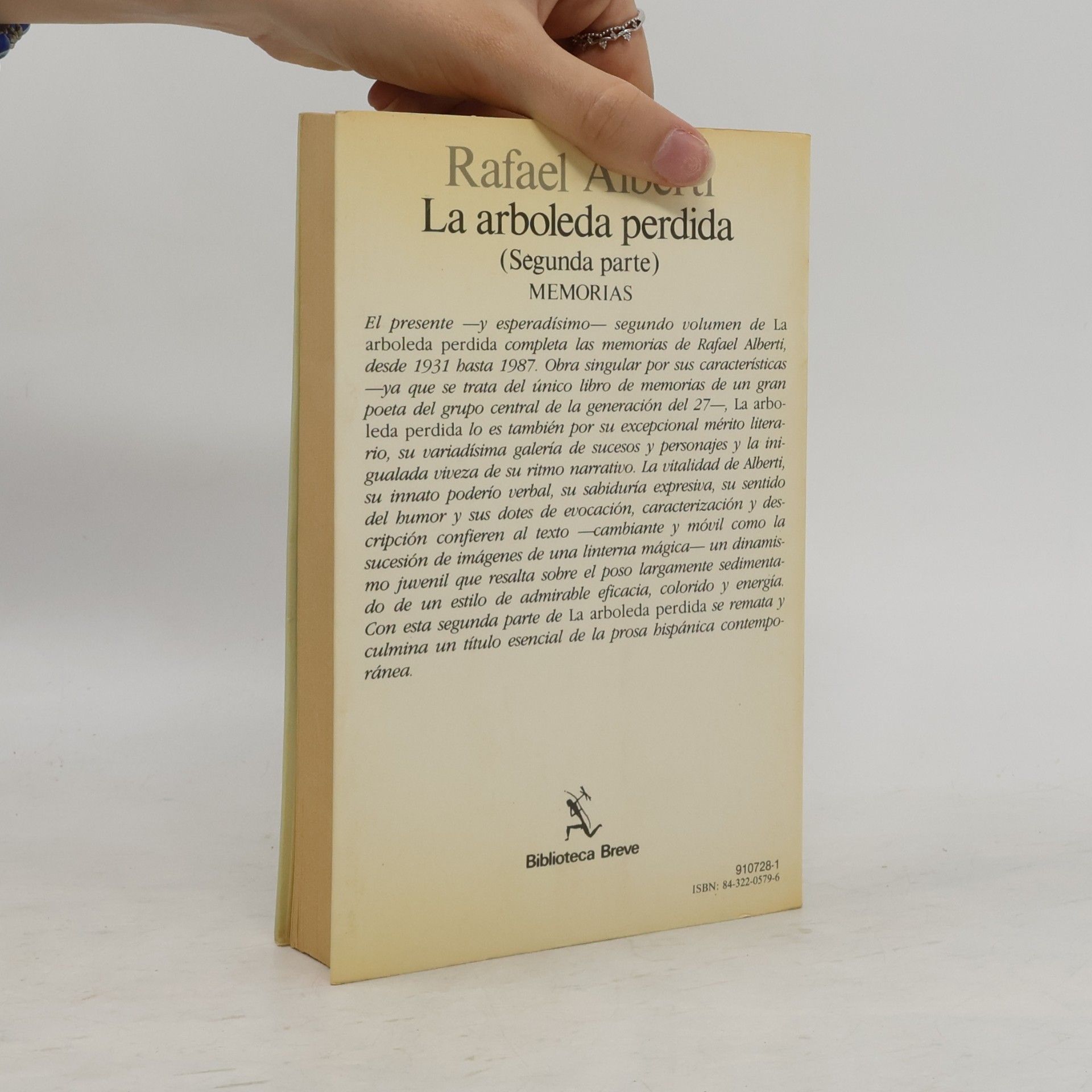 Rafael Alberti La arboleda perdida