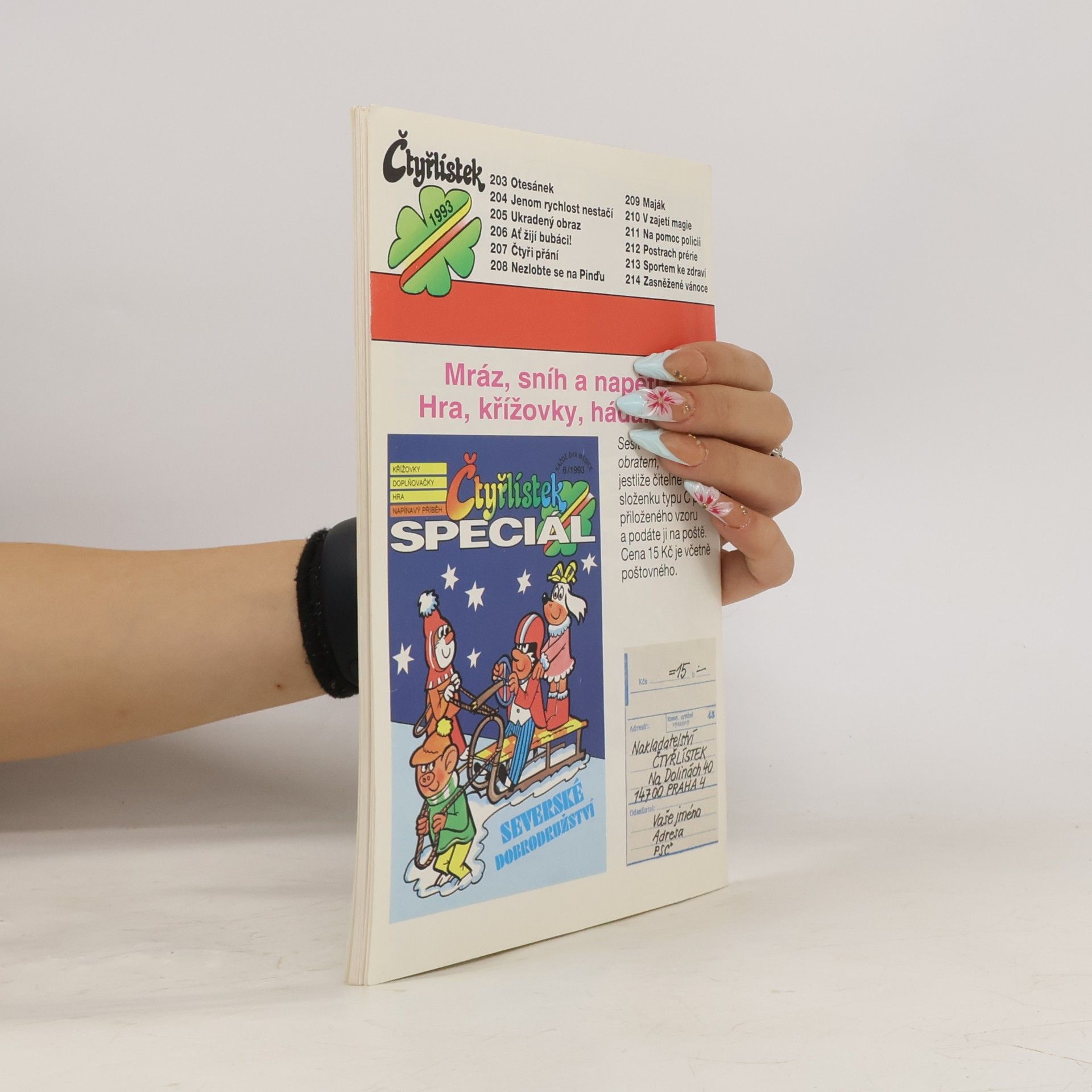 Auteurscollectief Čtyřlístek 213. 11/1993. Sportem ke zdraví
