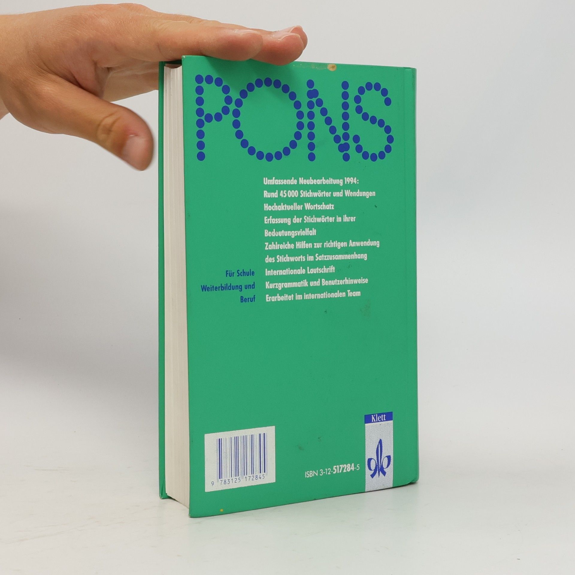 PONS Standardwörterbuch