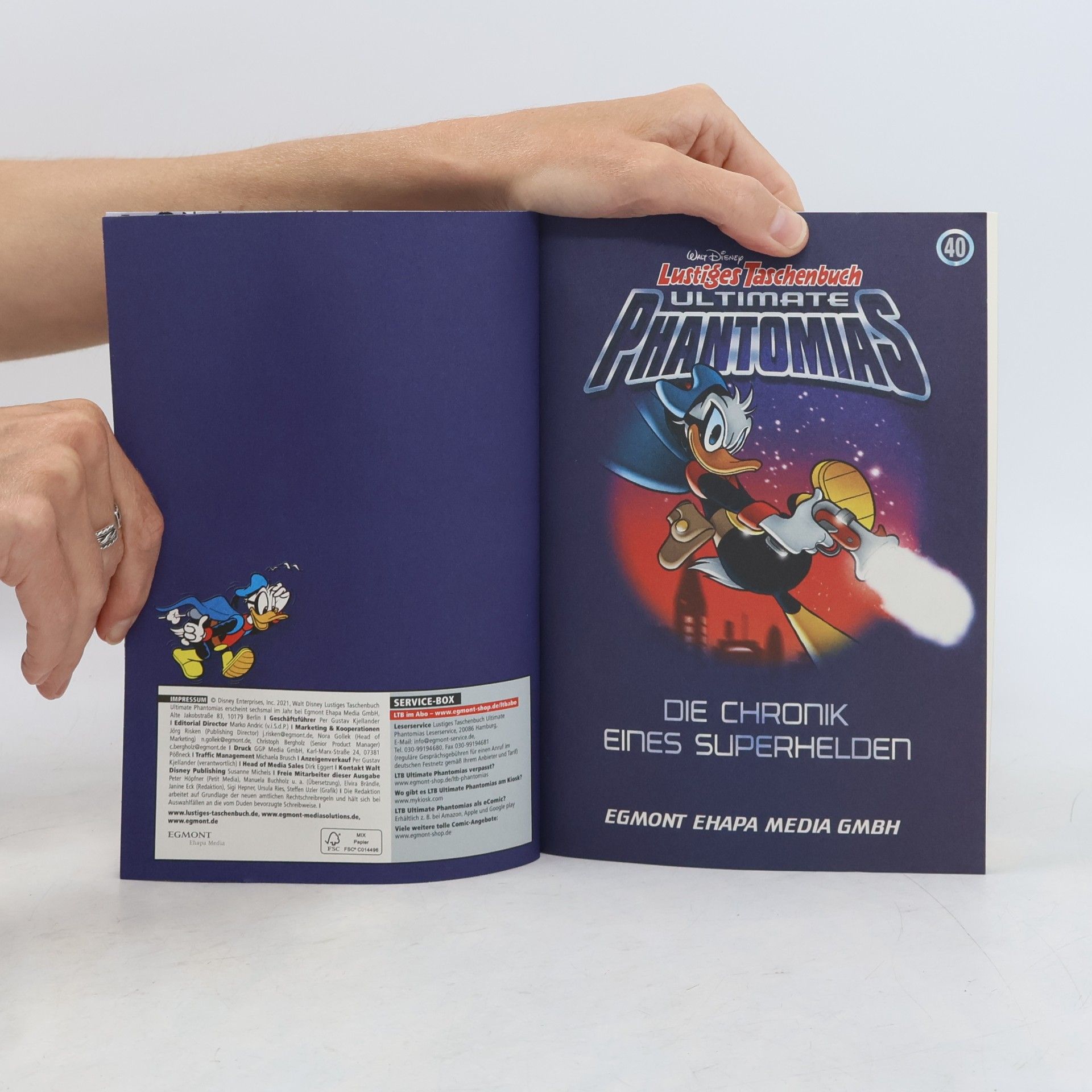 Walt Disney Lustiges Taschenbuch. Ultimate Phantomias 40