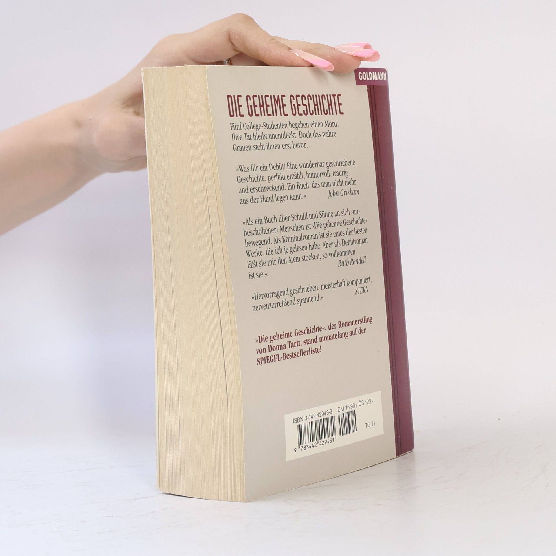 Donna Tartt Die geheime Geschichte