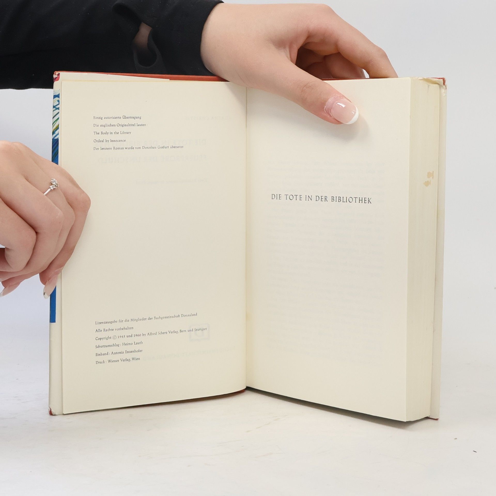 Agatha Christie Die Tote in der Bibliothek. Feuerprobe der Unschuld