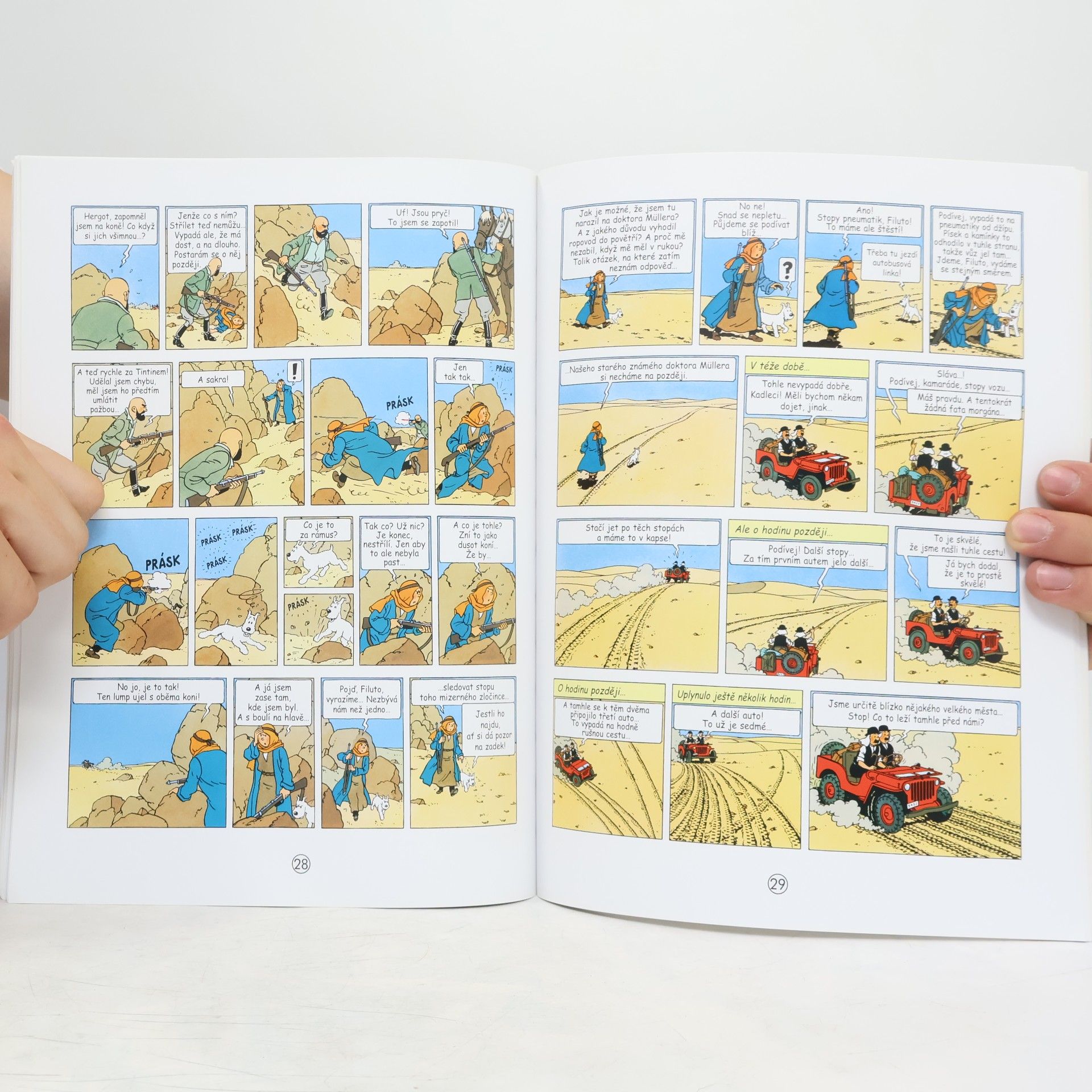 Hergé Tintinova dobrodružství 15. Tintin v zemi černého zlata