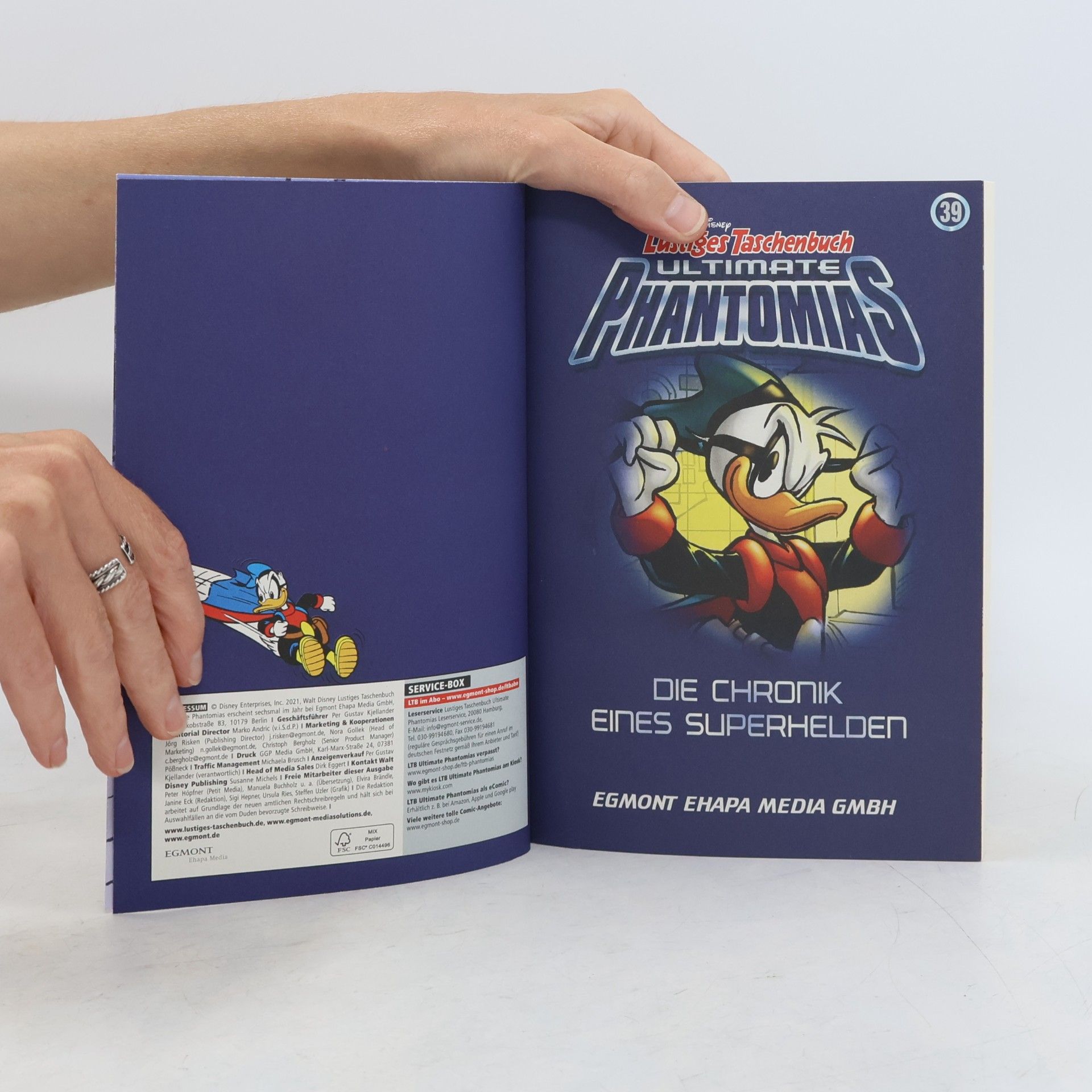 Walt Disney Lustiges Taschenbuch Ultimate Phantomias 39