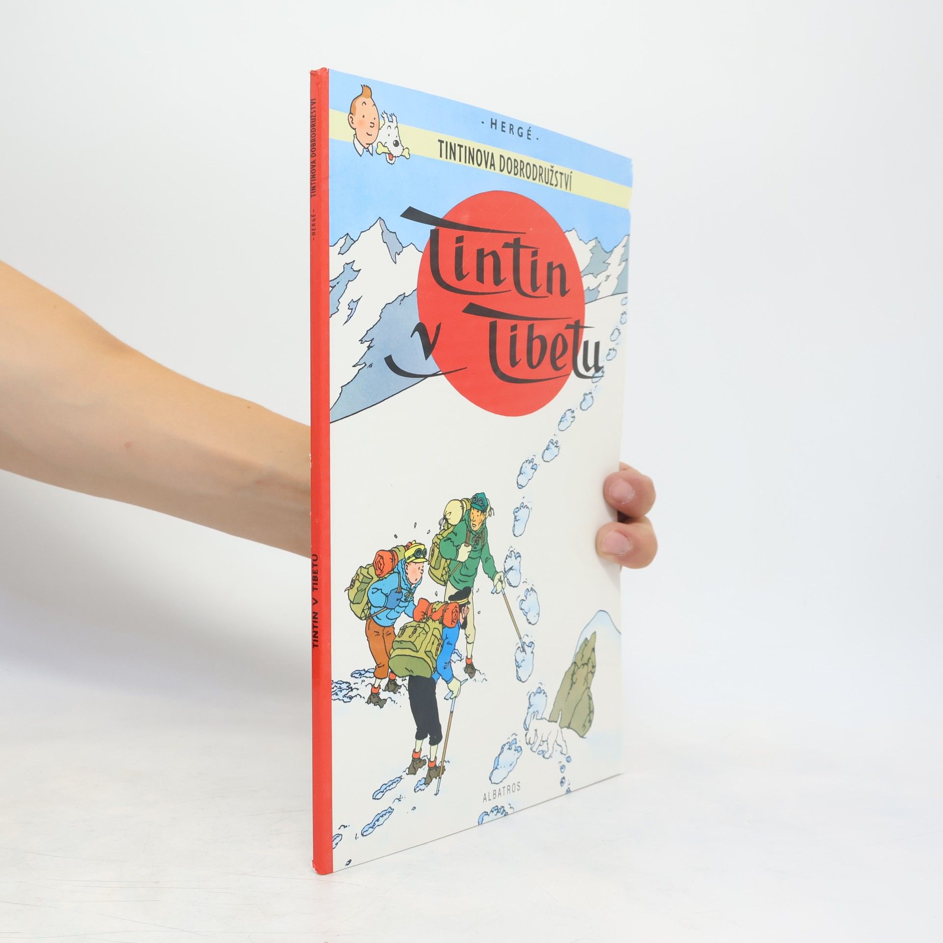 Hergé Tintin v Tibetu
