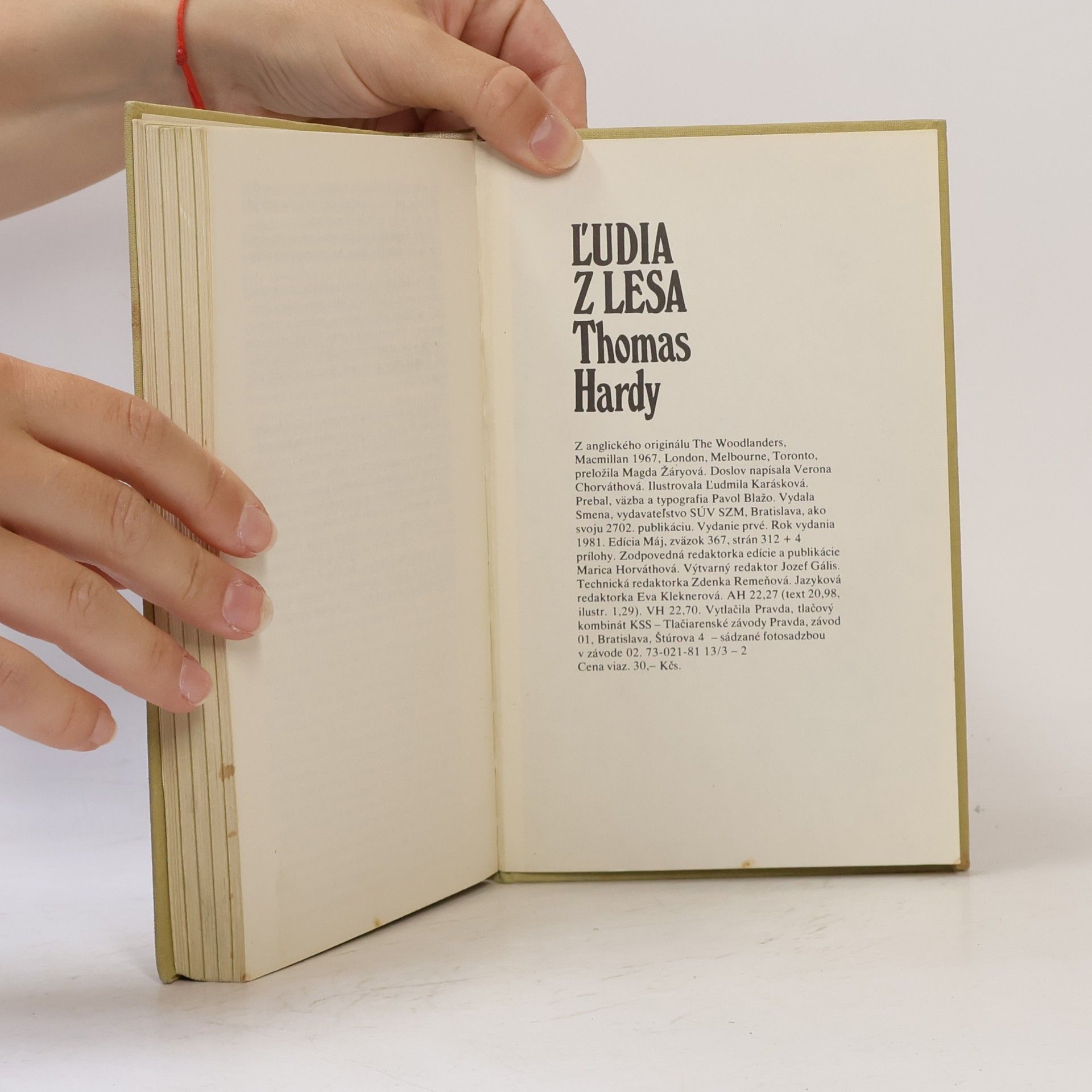 Thomas Hardy Ľudia z lesa