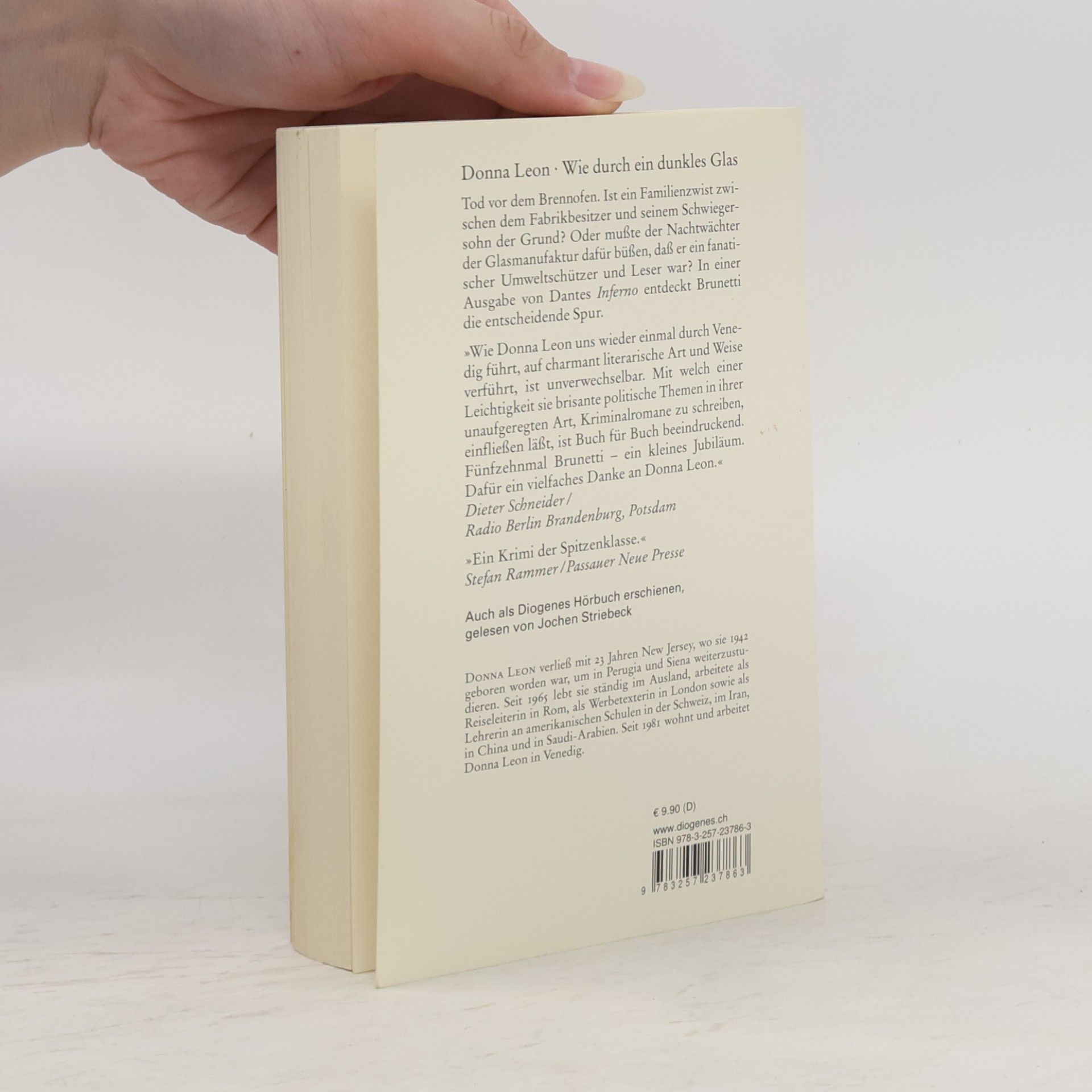 Donna Leon Wie durch ein dunkles Glas