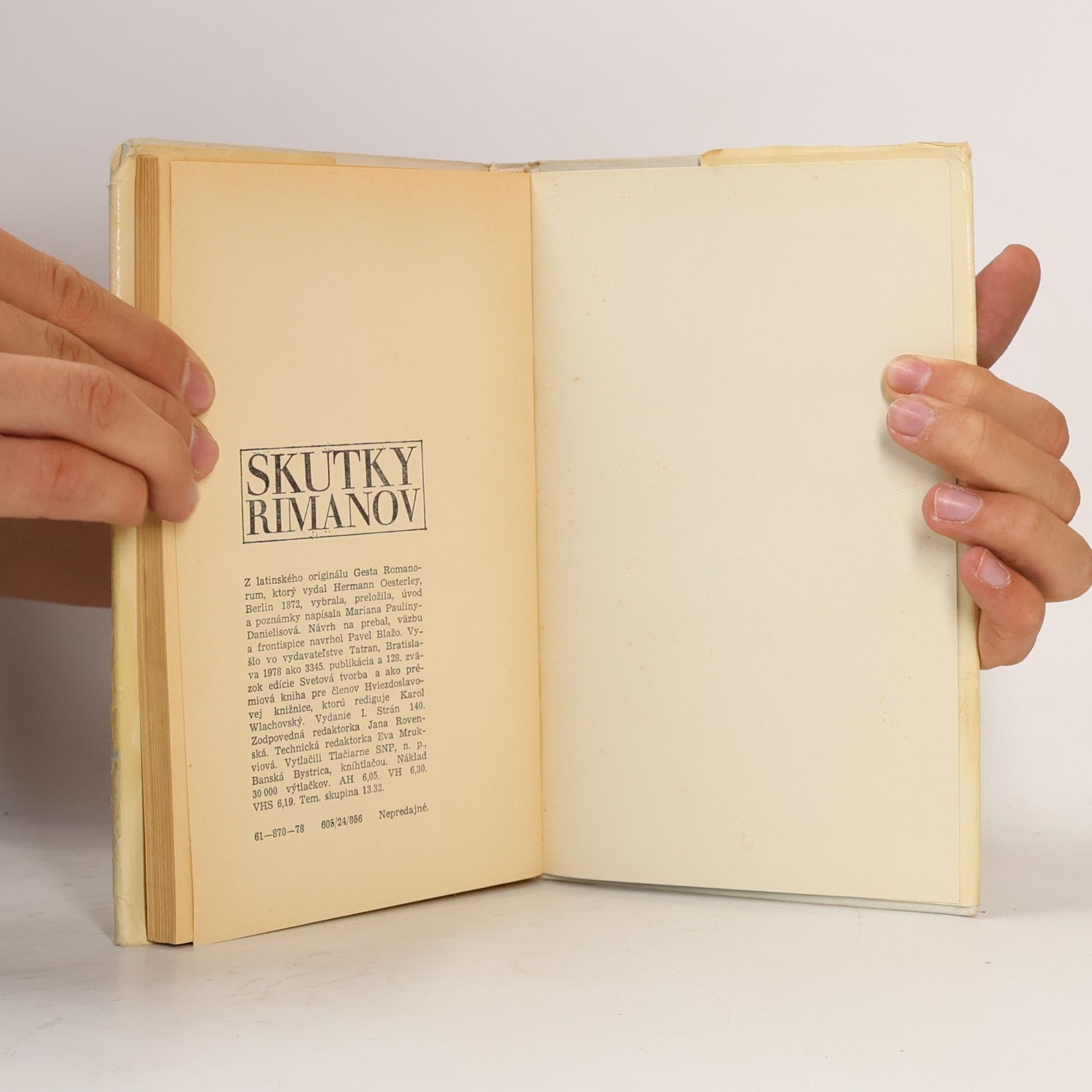 Autores varios Skutky Rimanov
