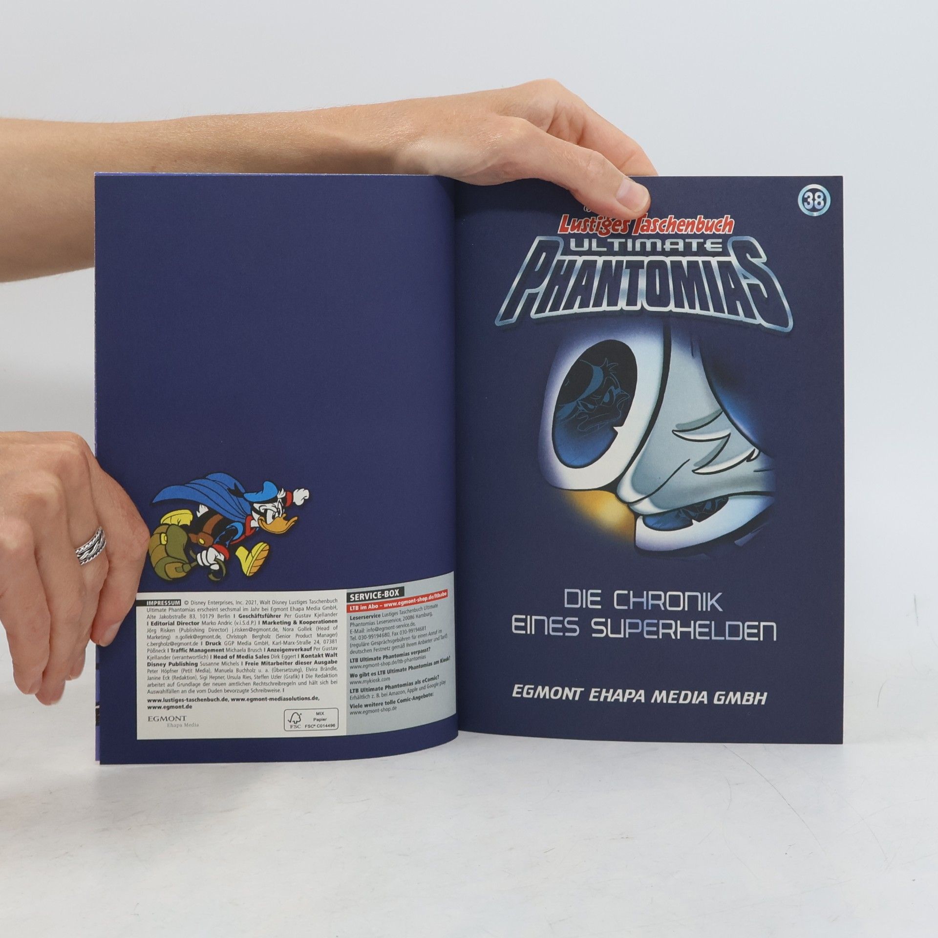 Walt Disney Lustiges Taschenbuch Ultimate Phantomias 38