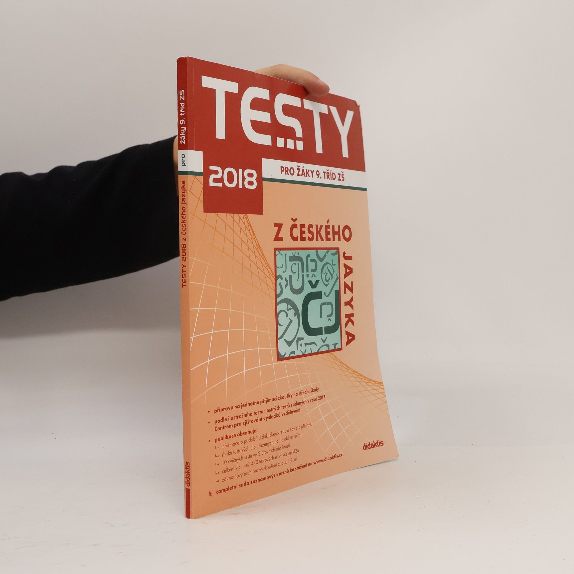 Testy 2018 pro žáky 9. tříd ZŠ z českého jazyka