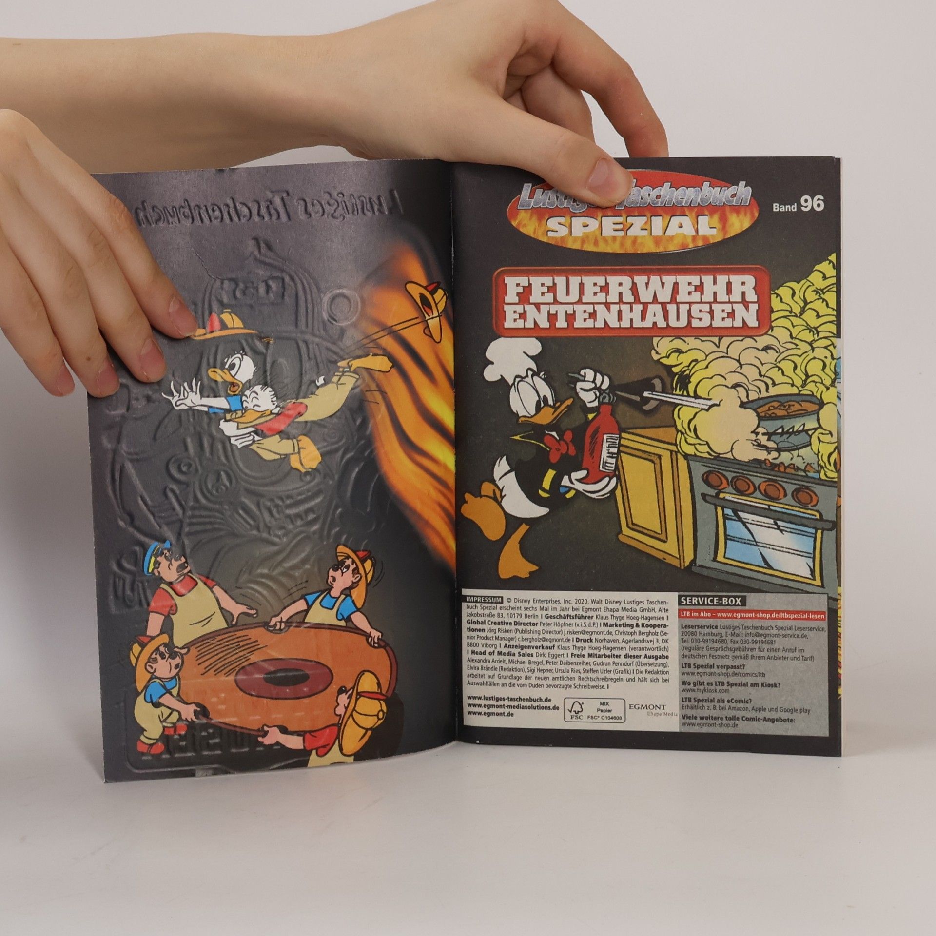 Walt Disney Lustiges Taschenbuch Spezial Band 96. Feuerwehr Entenhausen