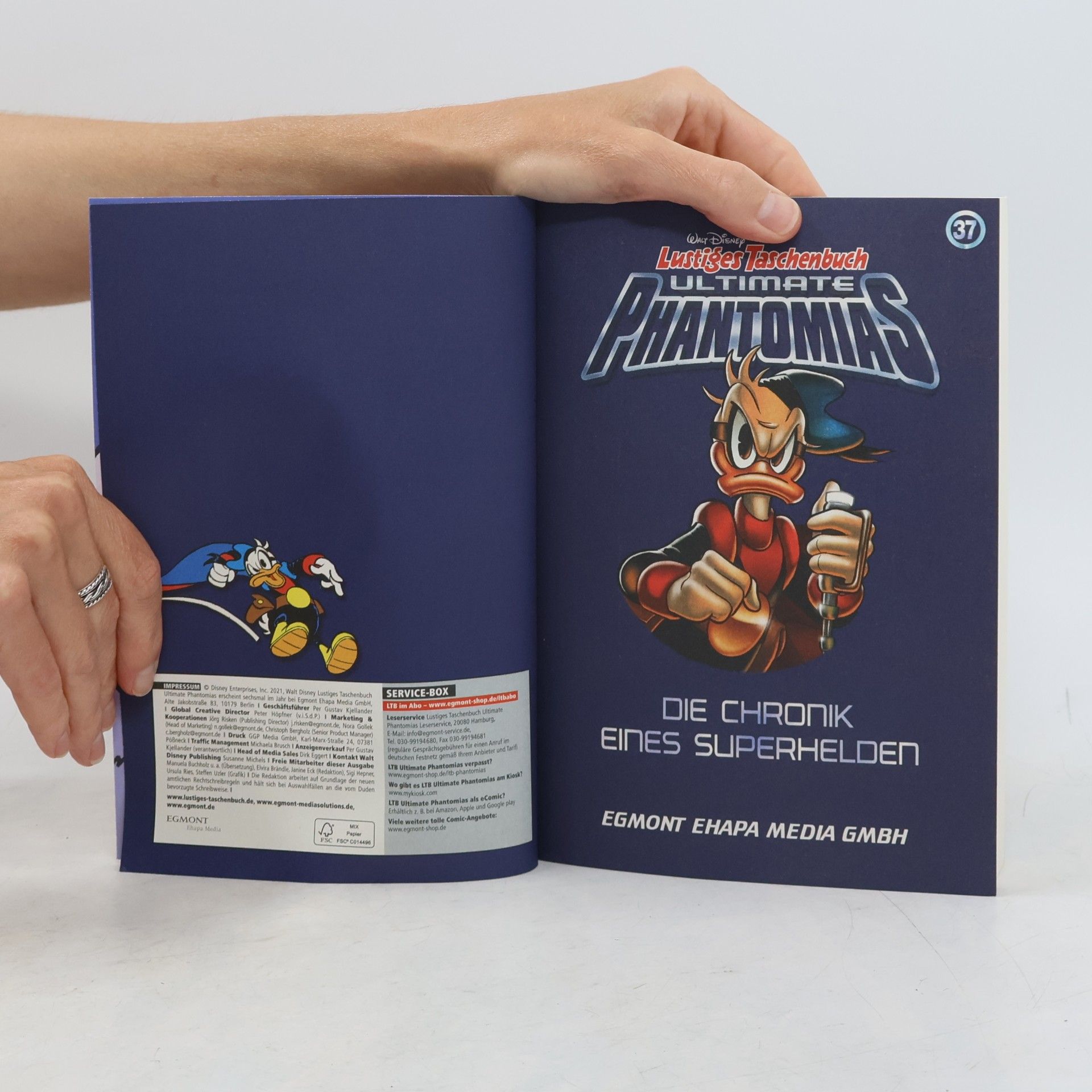 Walt Disney Lustiges Taschenbuch Ultimate Phantomias 37