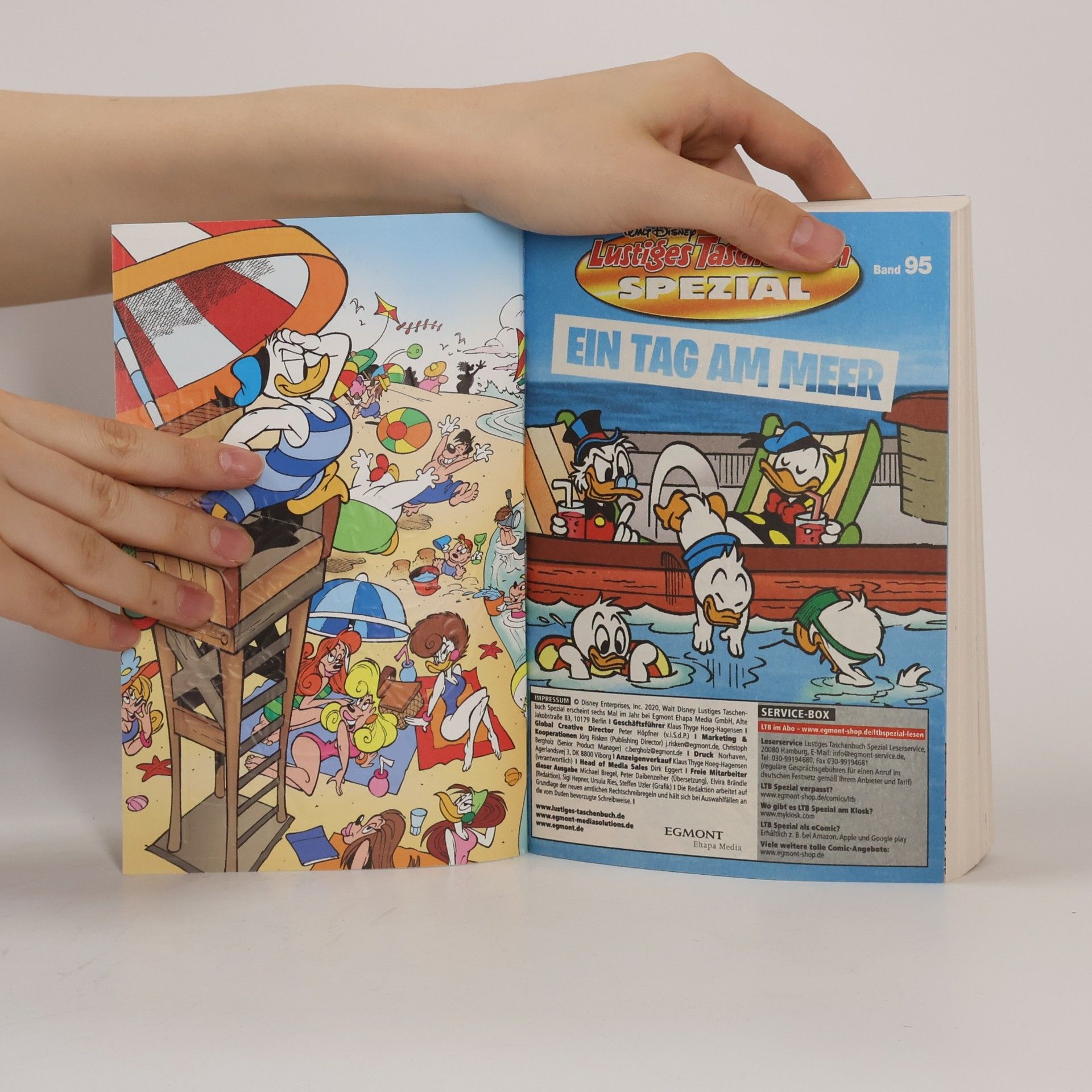Walt Disney Lustiges Taschenbuch spezial 95. Ein tag am Meer