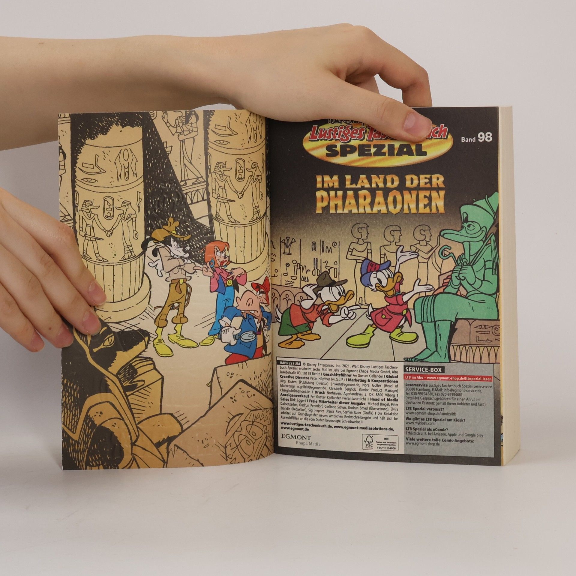 Walt Disney Lustiges Taschenbuch Spezial Band 98. Im Land der Pharaonen