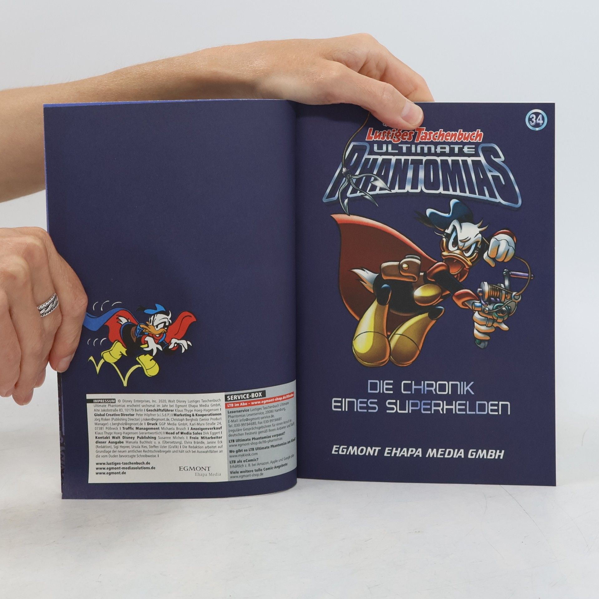 Walt Disney Lustiges Taschenbuch. Ultimate Phantomias 34