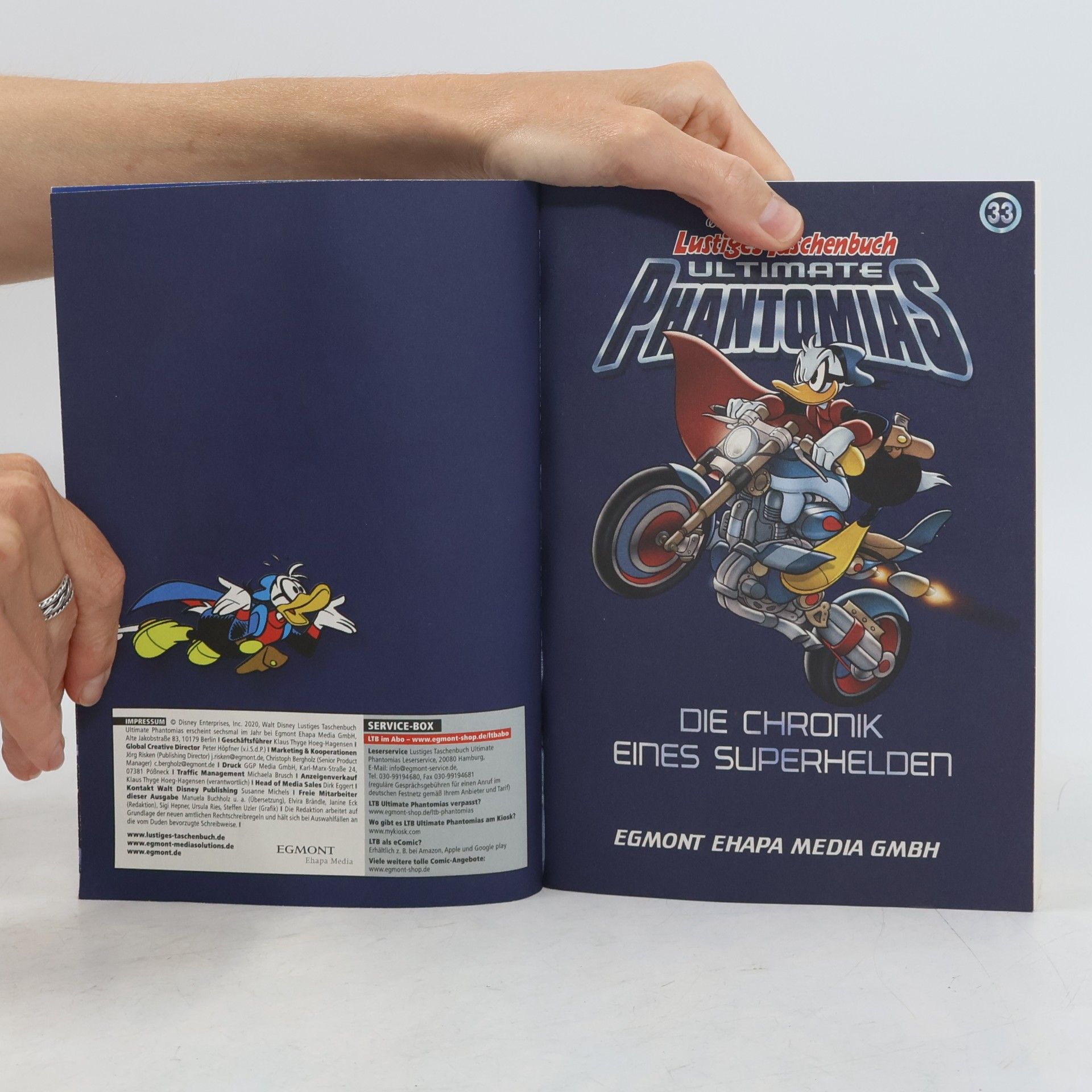 Walt Disney Lustiges Taschenbuch Ultimate Phantomias 33