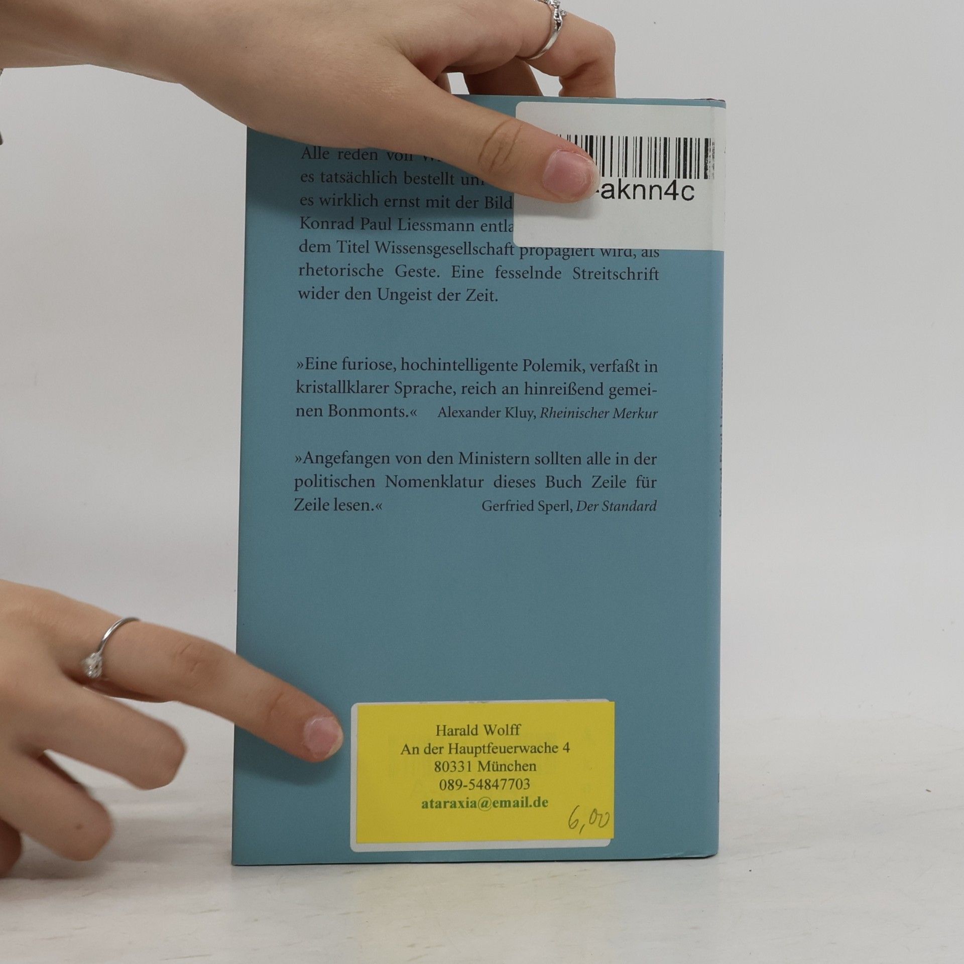 Konrad Paul Liessmann Theorie der Unbildung