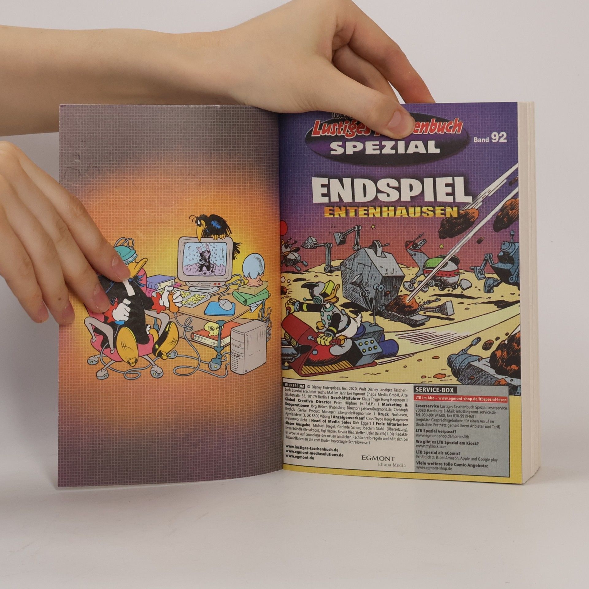 Walt Disney Lustiges Taschenbuch Spezial 92. Endspiel