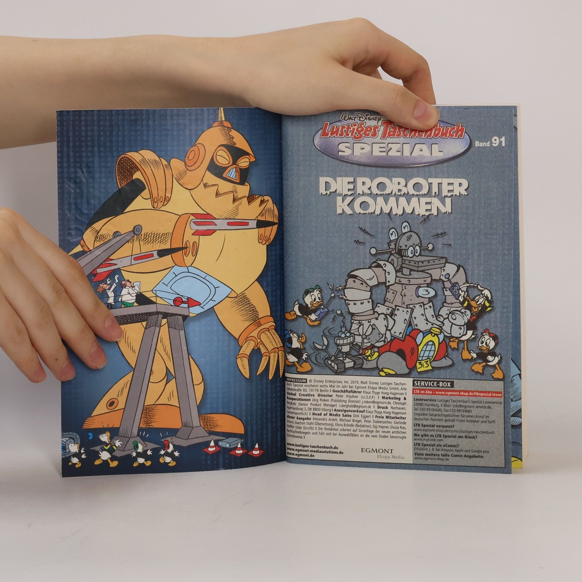 Walt Disney Lustiges Taschenbuch Spezial 91. Die Roboter kommen