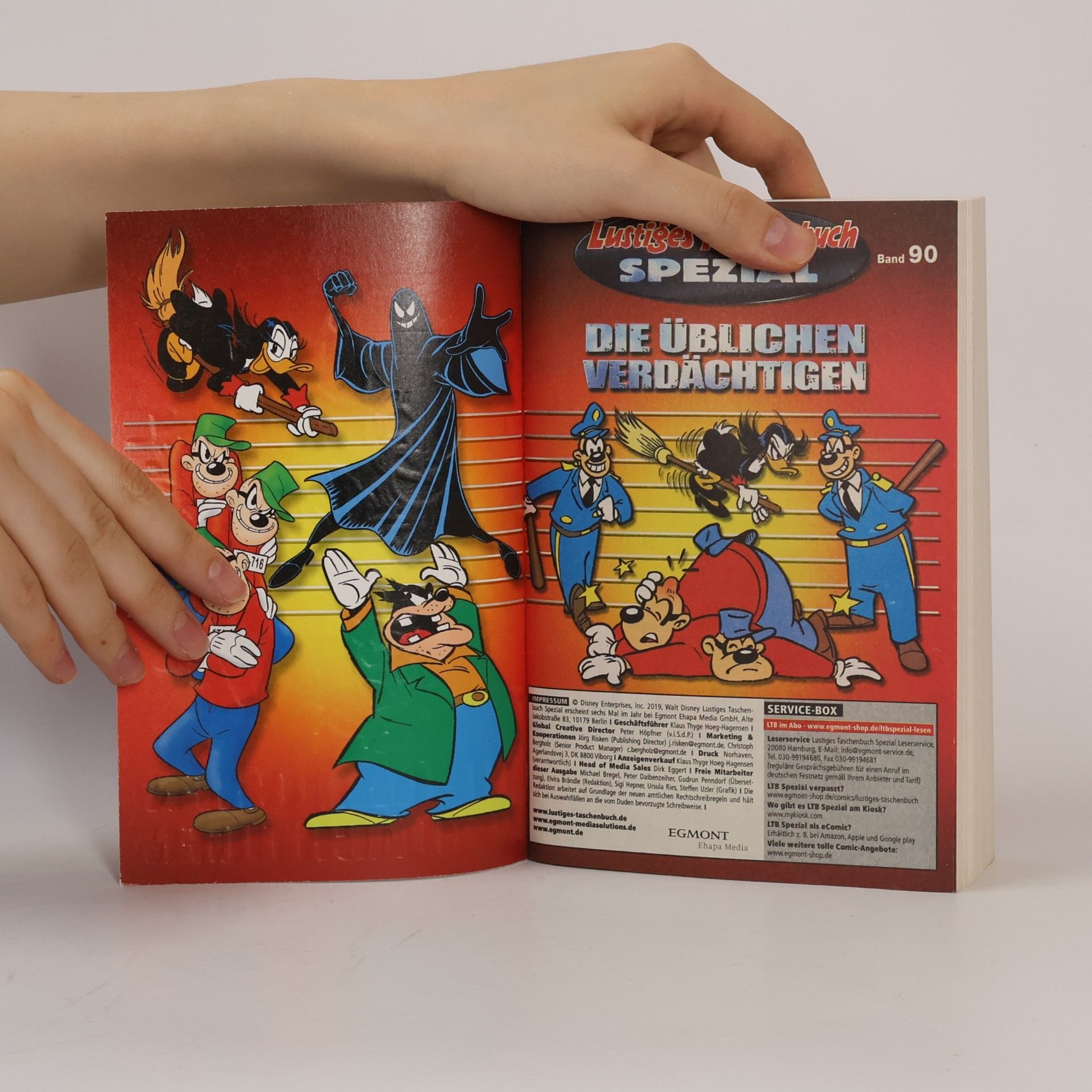 Walt Disney Lustiges Taschenbuch Spezial Band 90. Die Üblichen Verdächtigen