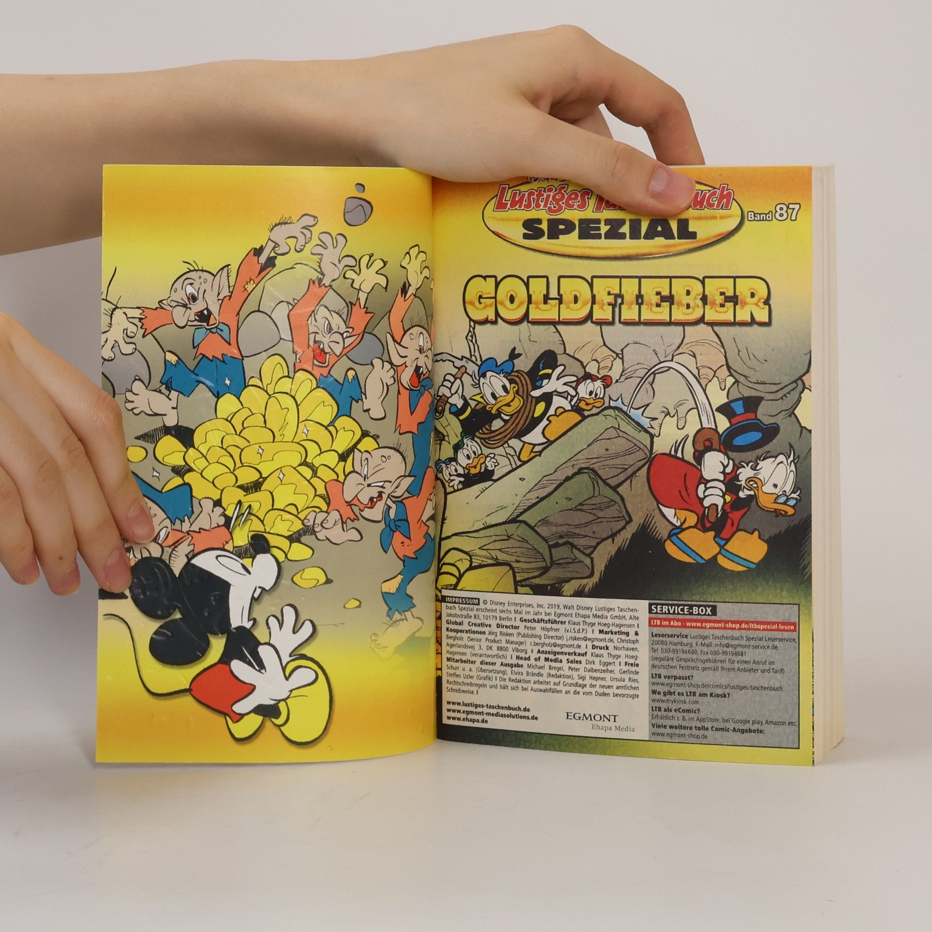 Walt Disney Company Lustiges Taschenbuch Spezial Band 87. Goldfieber