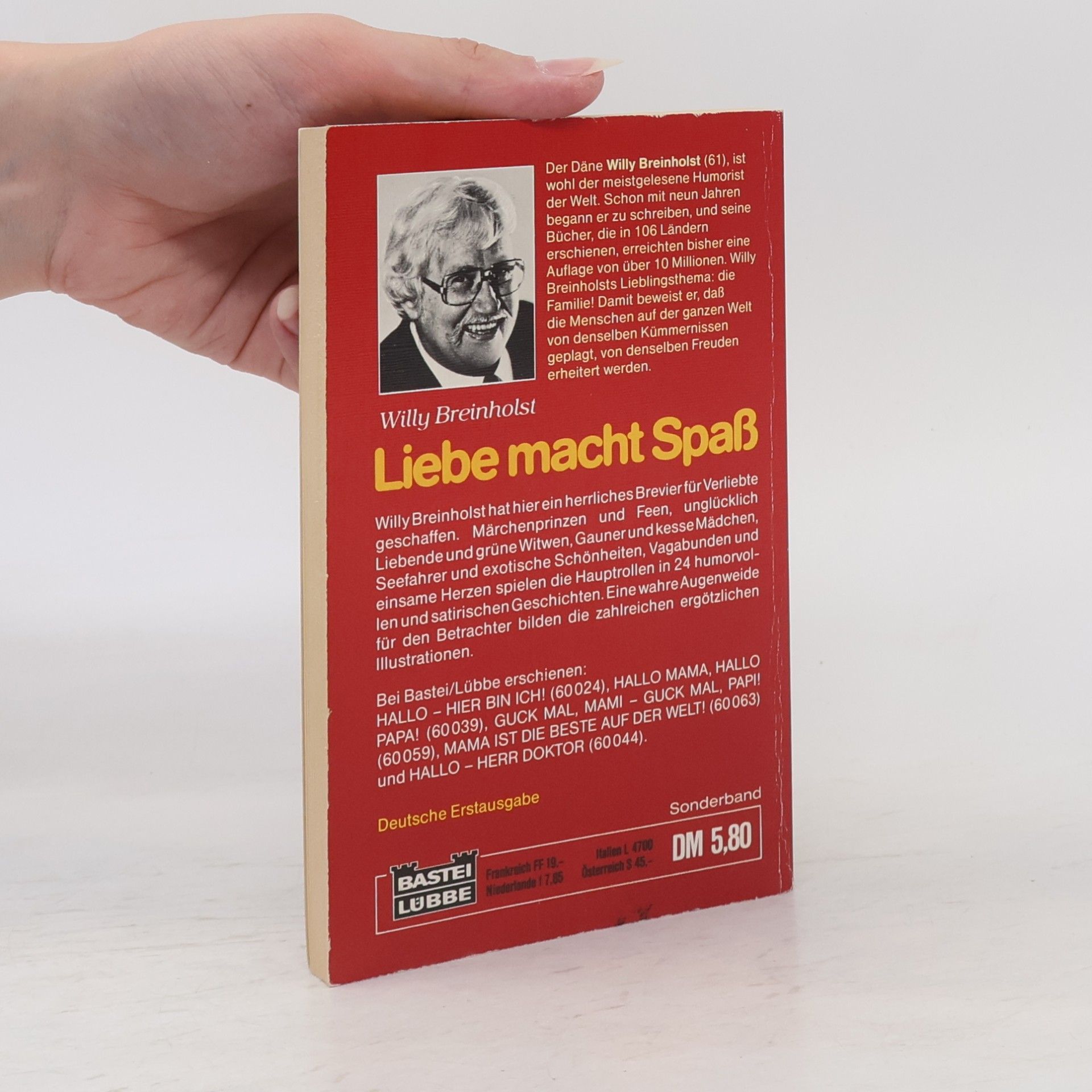 Willy Breinholst Liebe macht Spaß