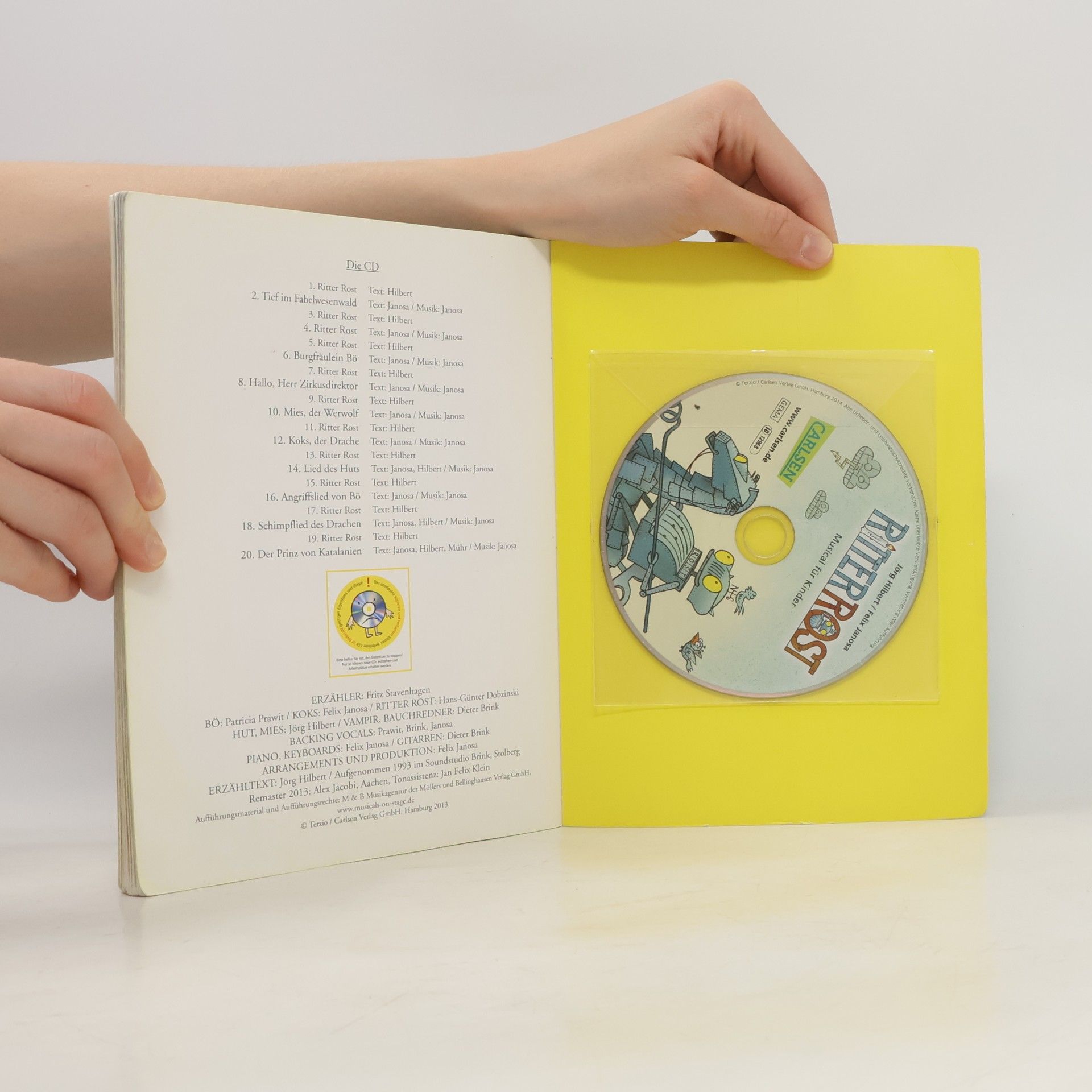 Jörg Hilbert Ritter Rost, m. Audio-CD