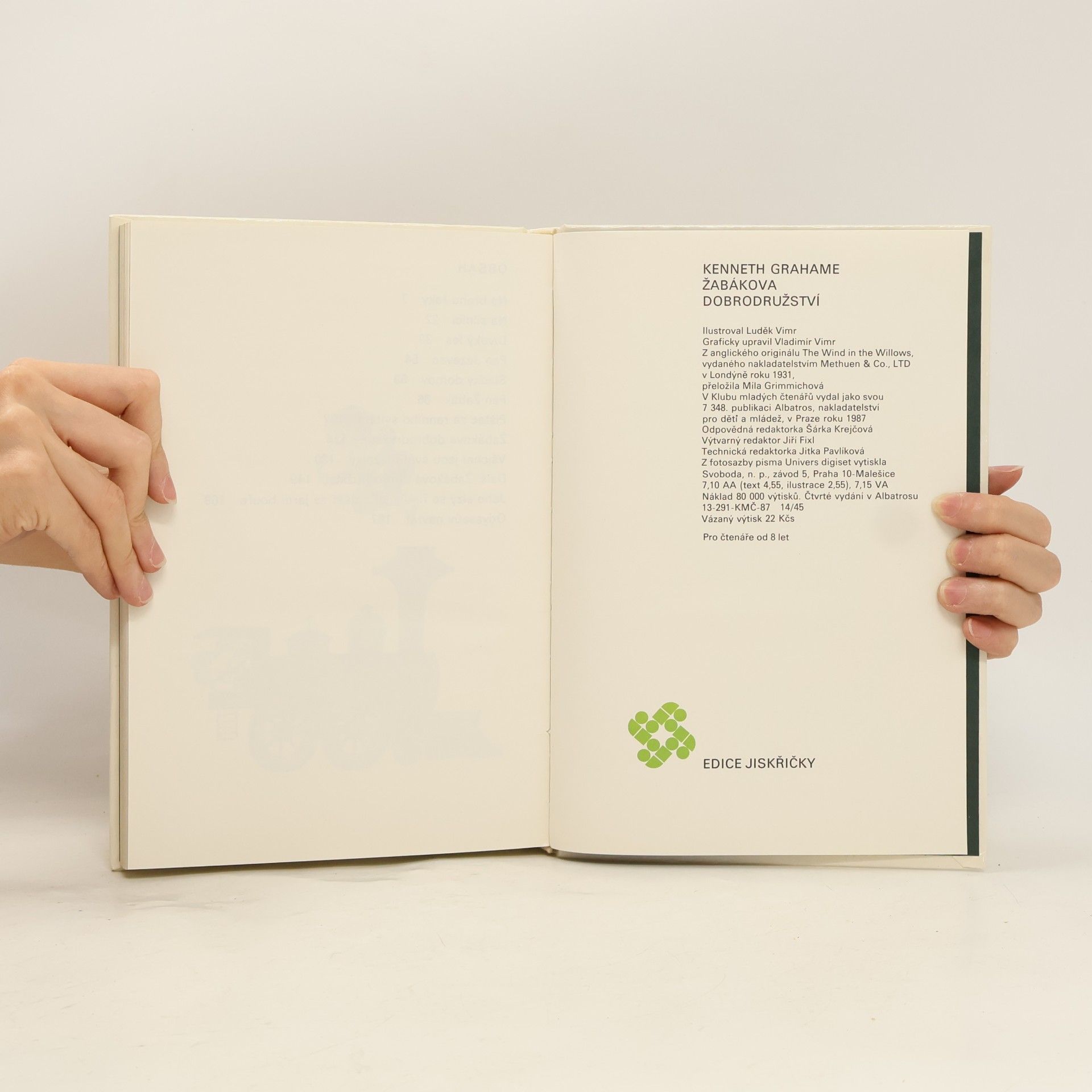 Kenneth Grahame Žabákova dobrodružství