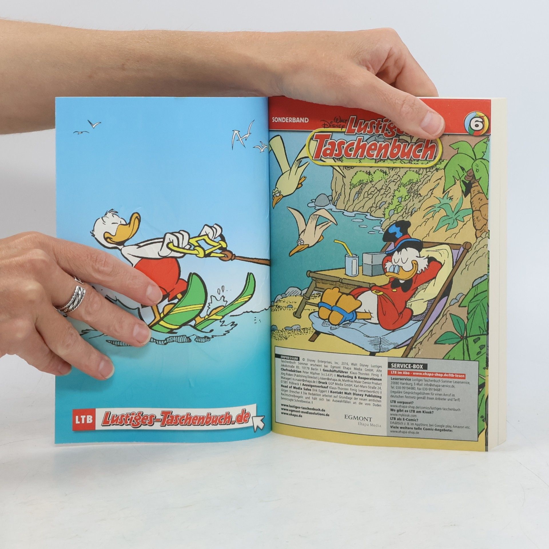 Walt Disney Lustiges Taschenbuch. 6 Sommer
