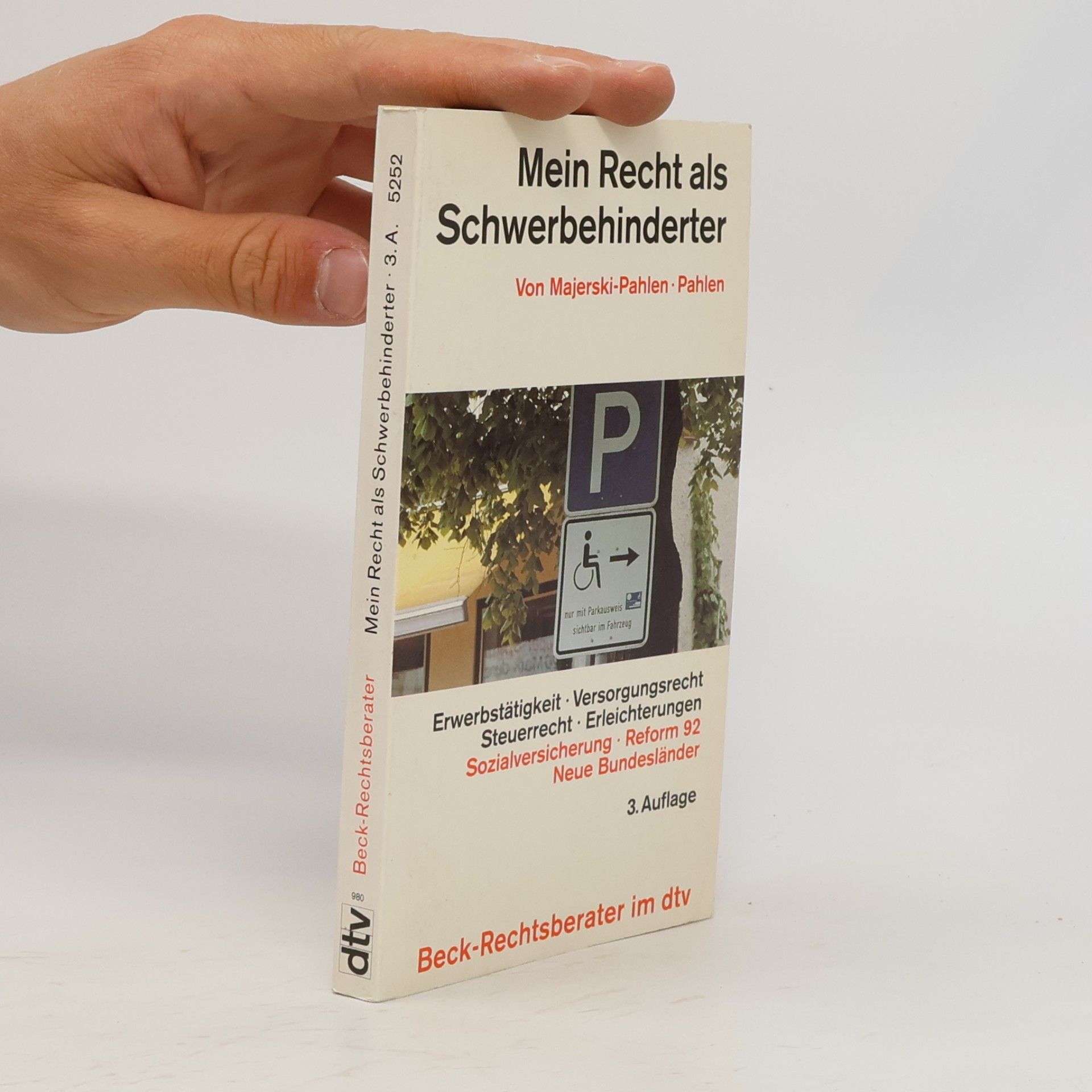 Monika Majerski-Pahlen Mein Recht als Schwerbehinderter