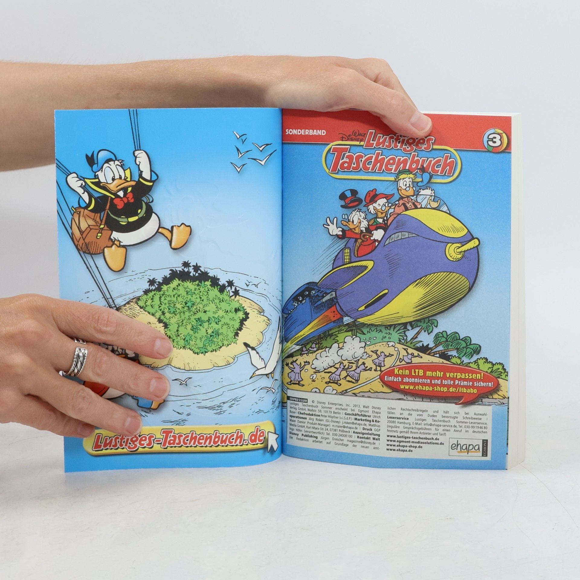Walt Disney Lustiges Taschenbuch Sonderband Sommer 3