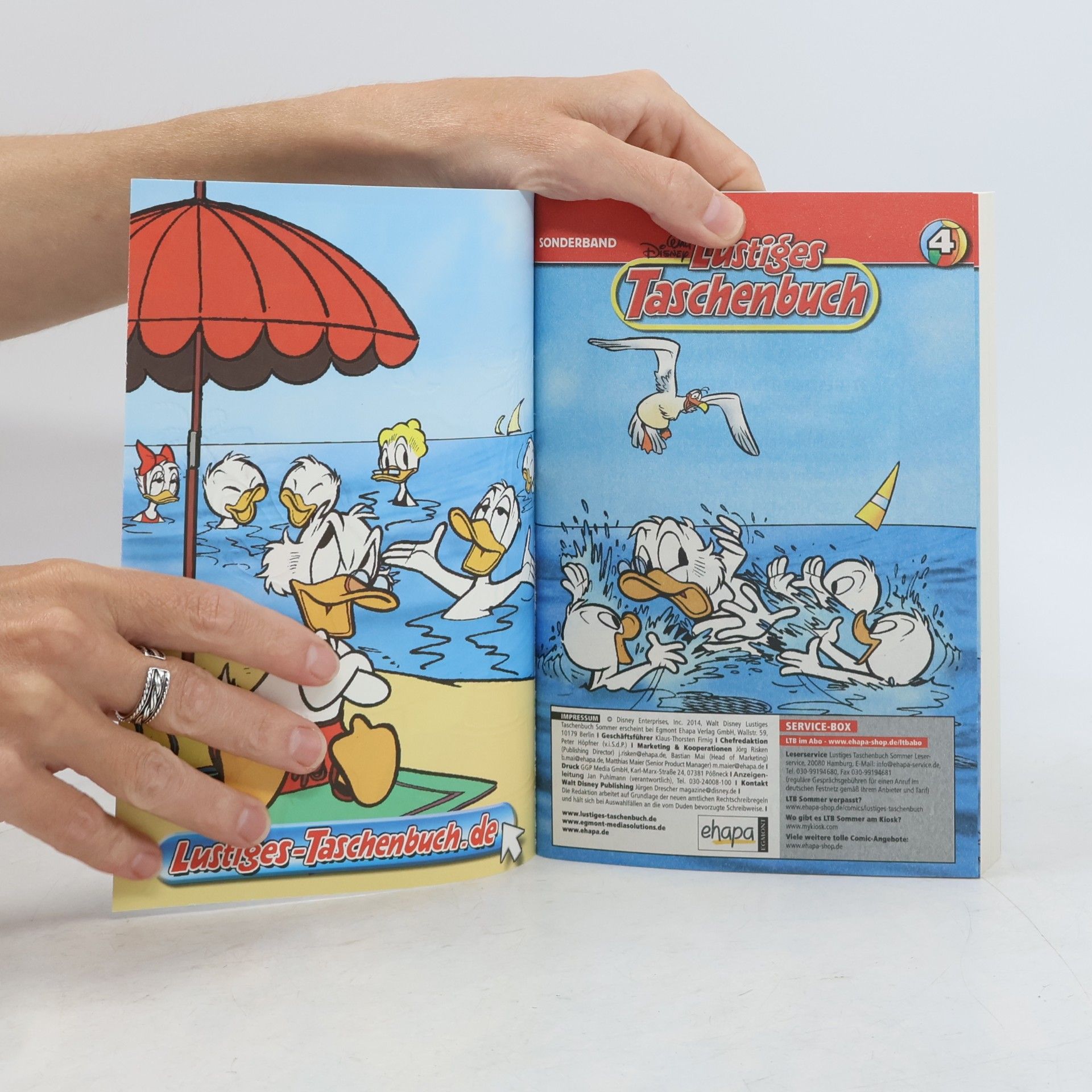 Walt Disney Lustiges Taschenbuch 4. Sommergeschichten