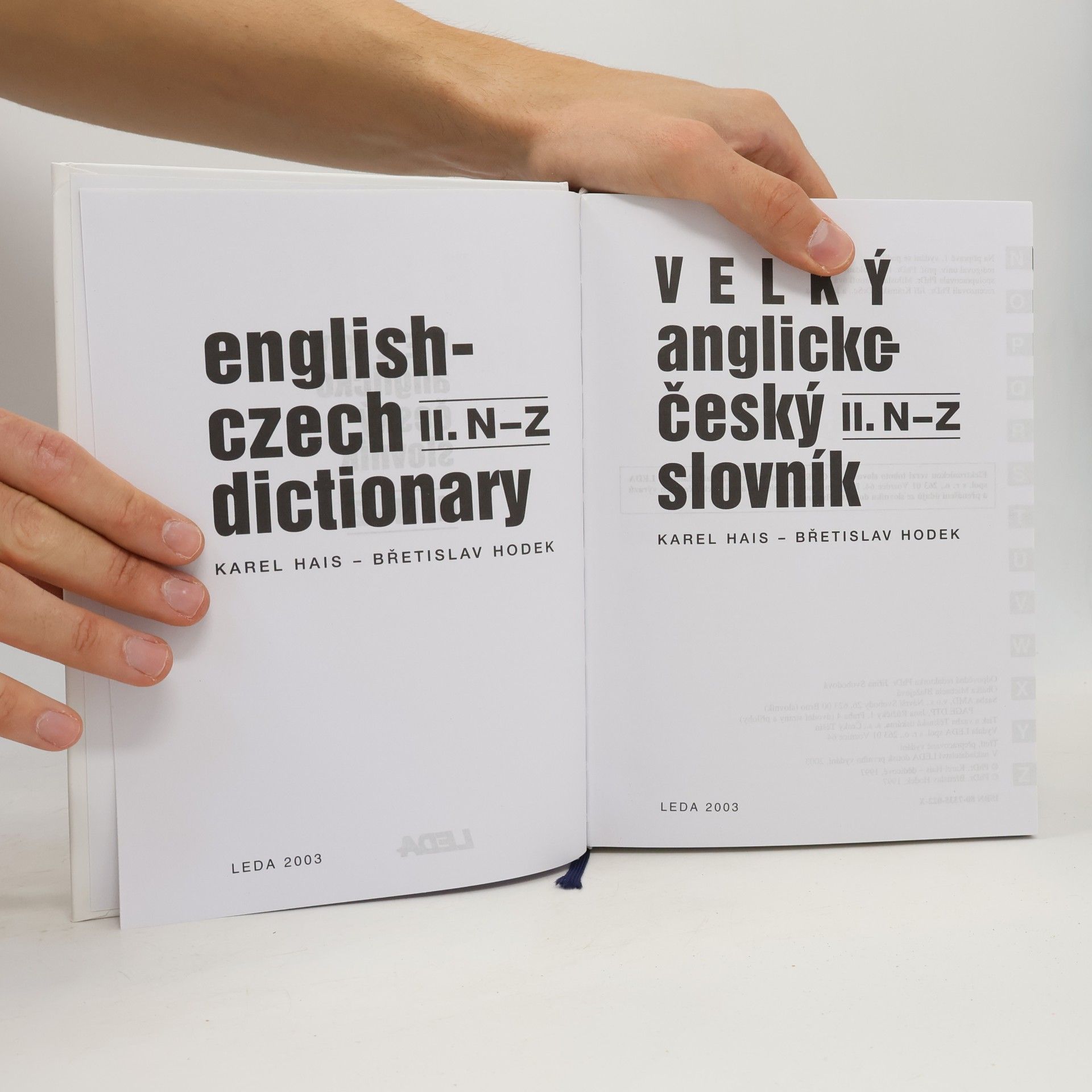 Kolektív autorov Velký anglicko-český slovník II. N-Z